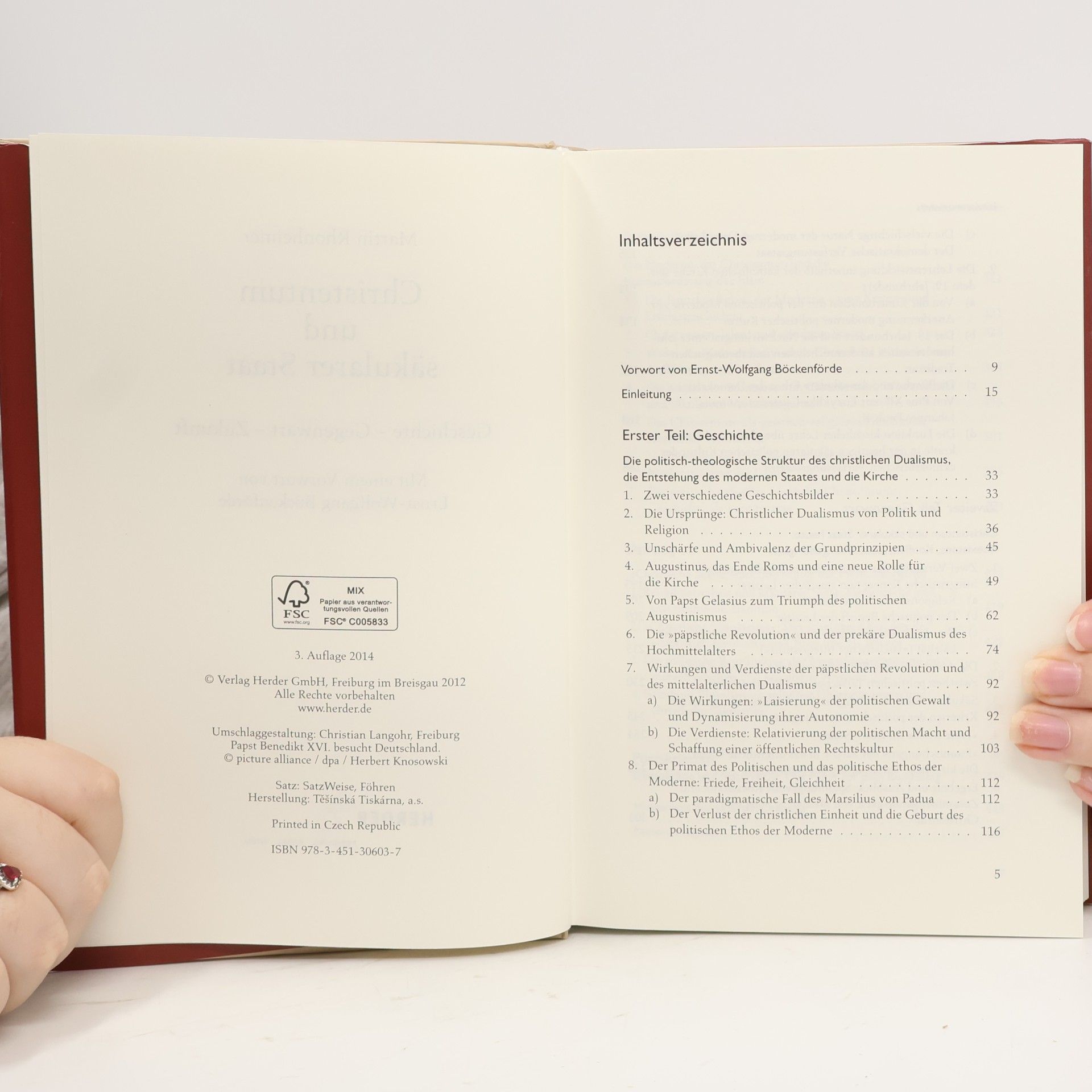 Martin Rhonheimer Christentum und säkularer Staat