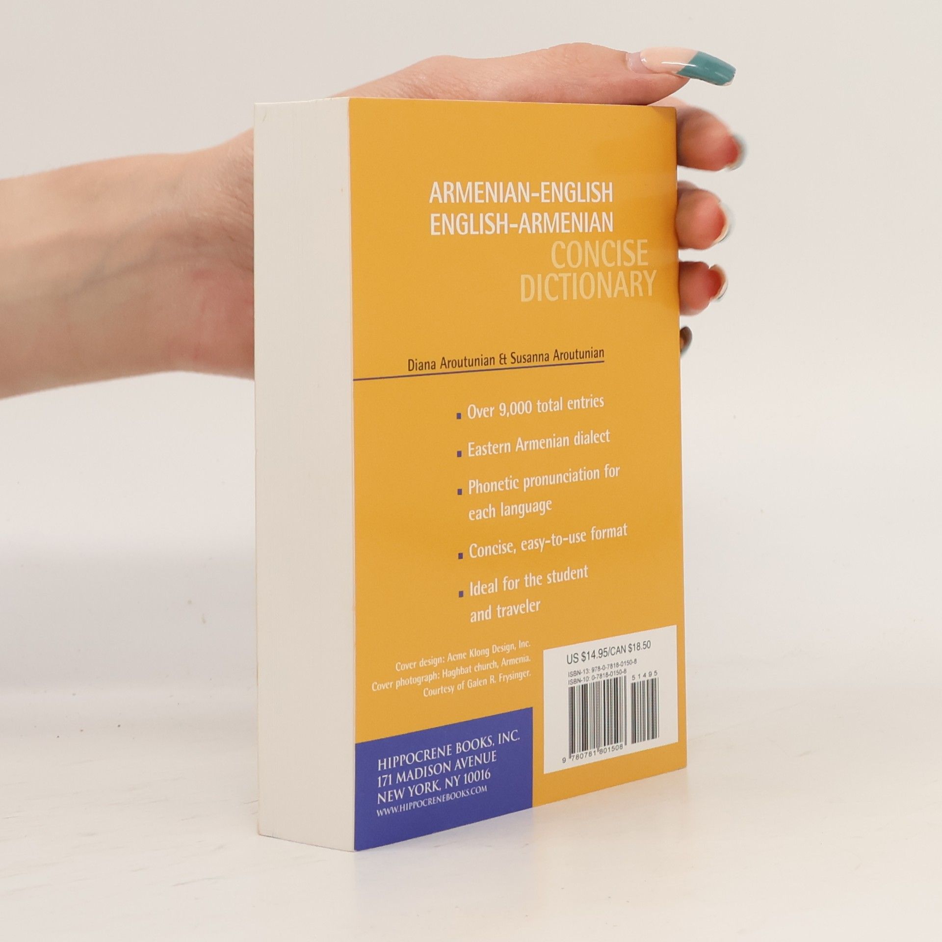 Diana Aroutunian Hippocrene Concise Dictionary: Armenian/English-English/Armenian Concise Dictionary