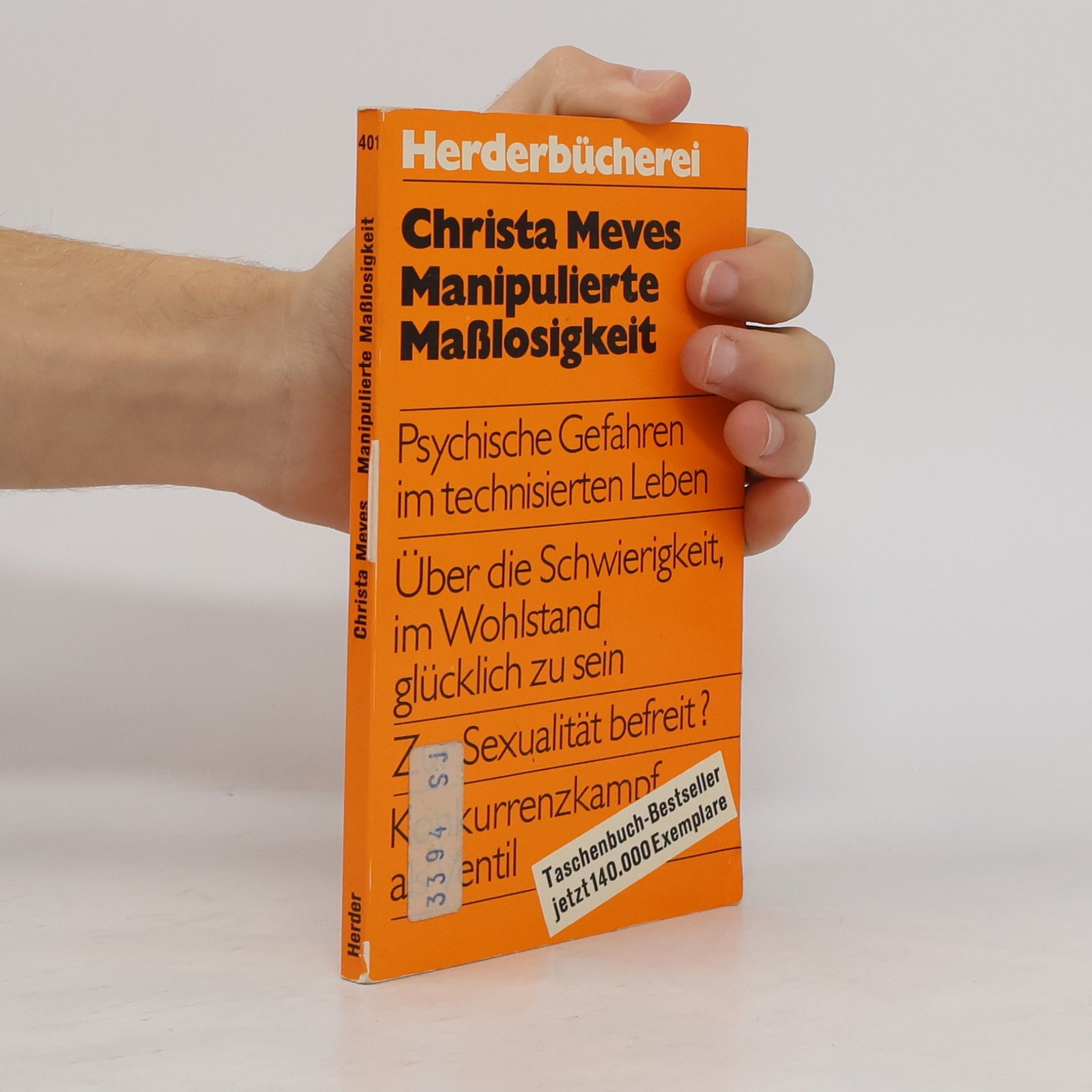 Christa Meves Manipulierte Maßlosigkeit