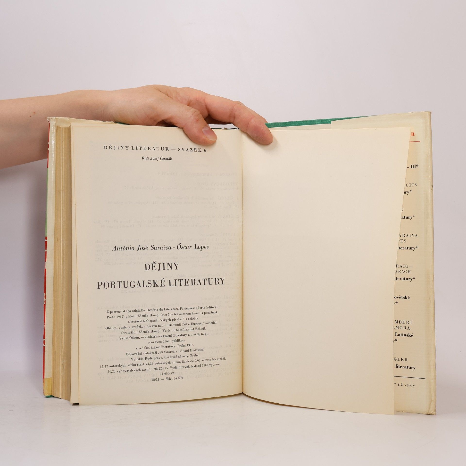 António José Saraiva Dějiny portugalské literatury