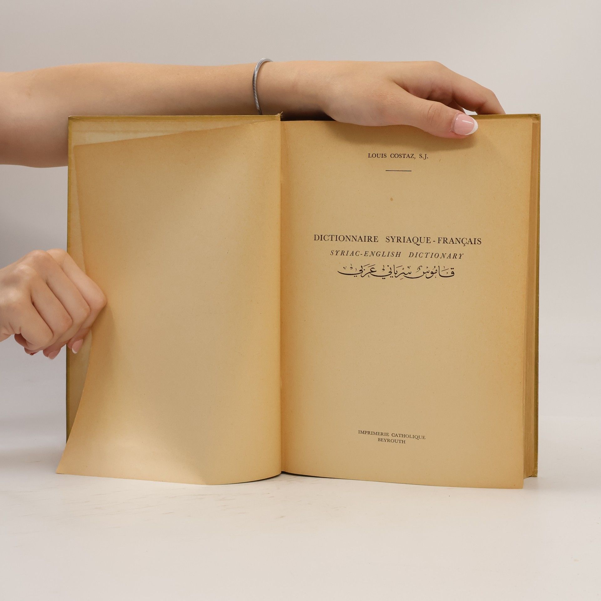 Louis Costaz Dictionnaire Syriaque-Français. Syriac-English Dictionary