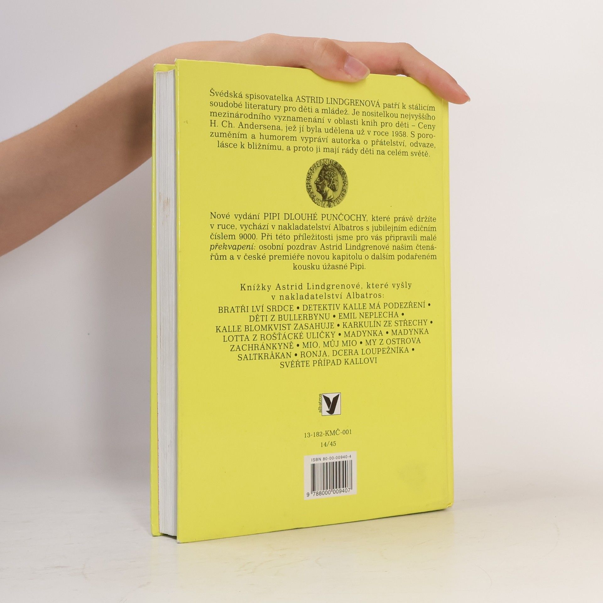Astrid Lindgren Pipi Dlouhá punčocha