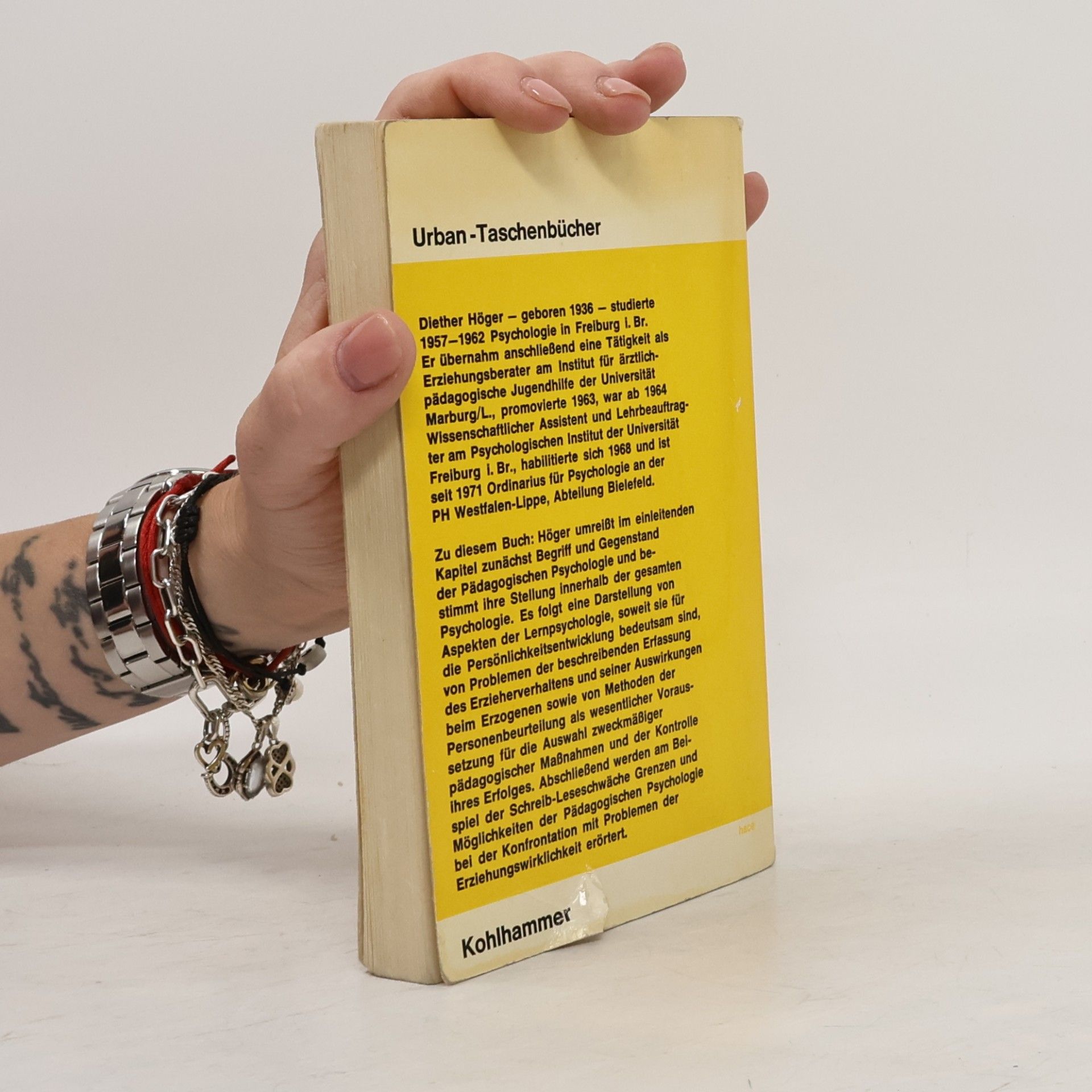 Diether Höger Urban-Taschenbücher - 155: Einführung in die pädagogische Psychologie