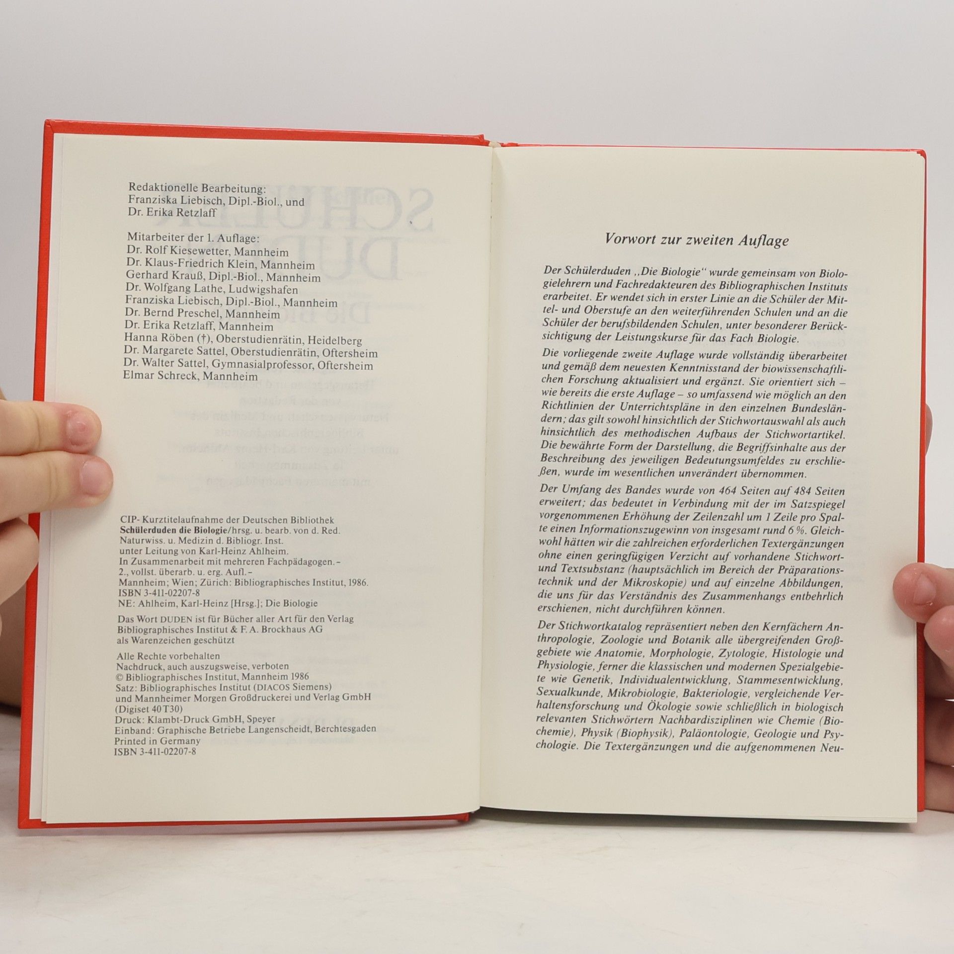 Karl-Heinz Ahlheim Schülerduden die Biologie