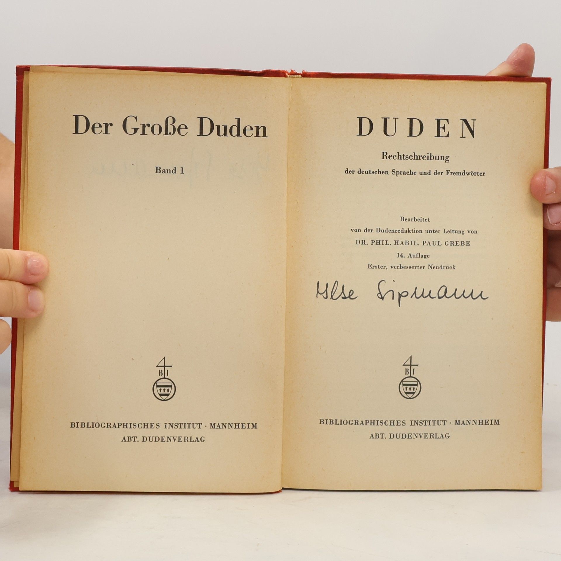 Various authors Der Große Duden Rechtschreibung 1
