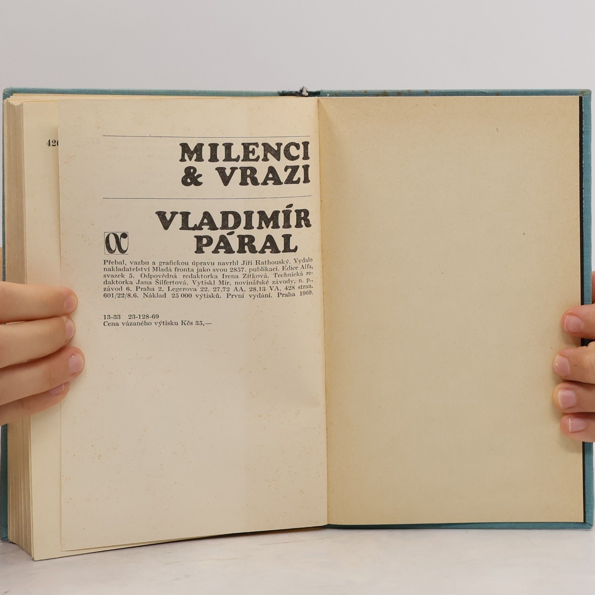 Vladimír Páral Milenci a vrazi
