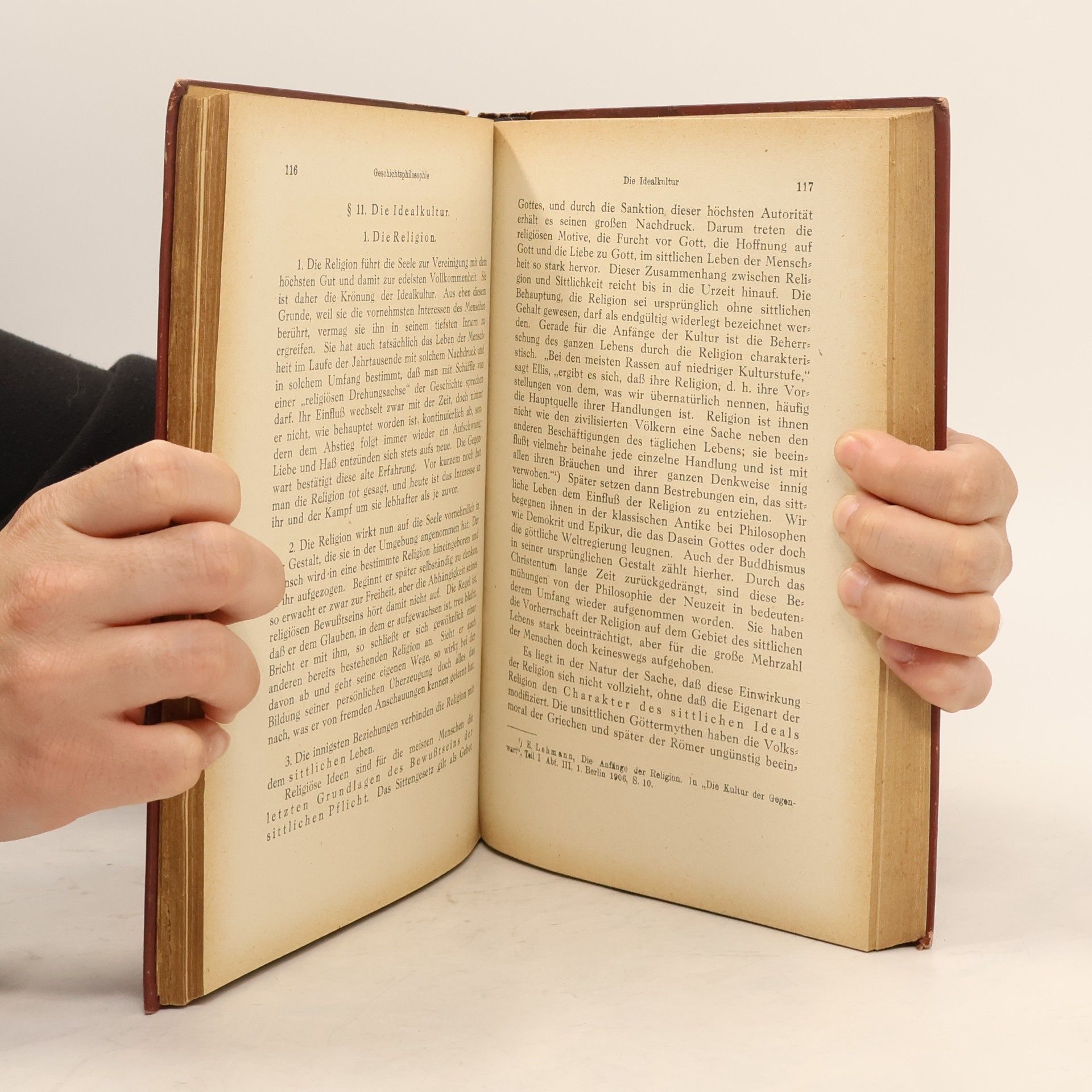 Franz Sawicki Geschichtsphilosophie II.  Philosophische Handbibliothek