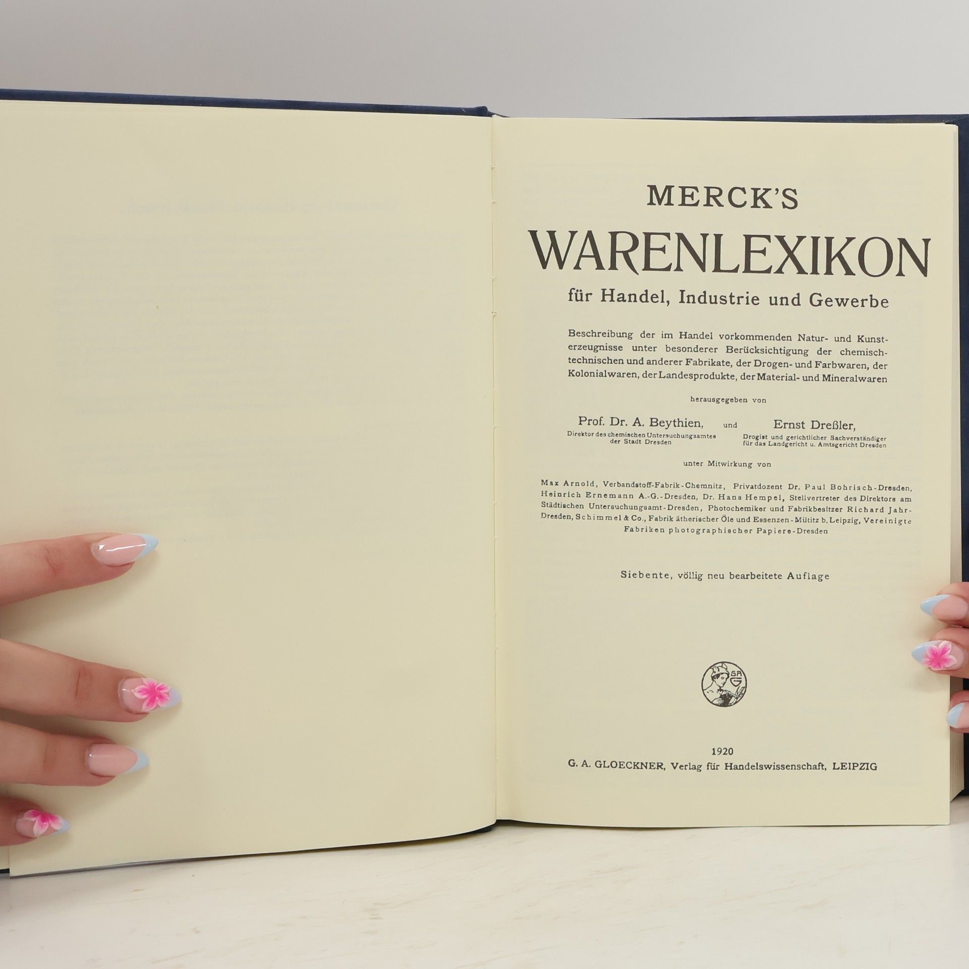 Various authors Merck's Waren lexikon