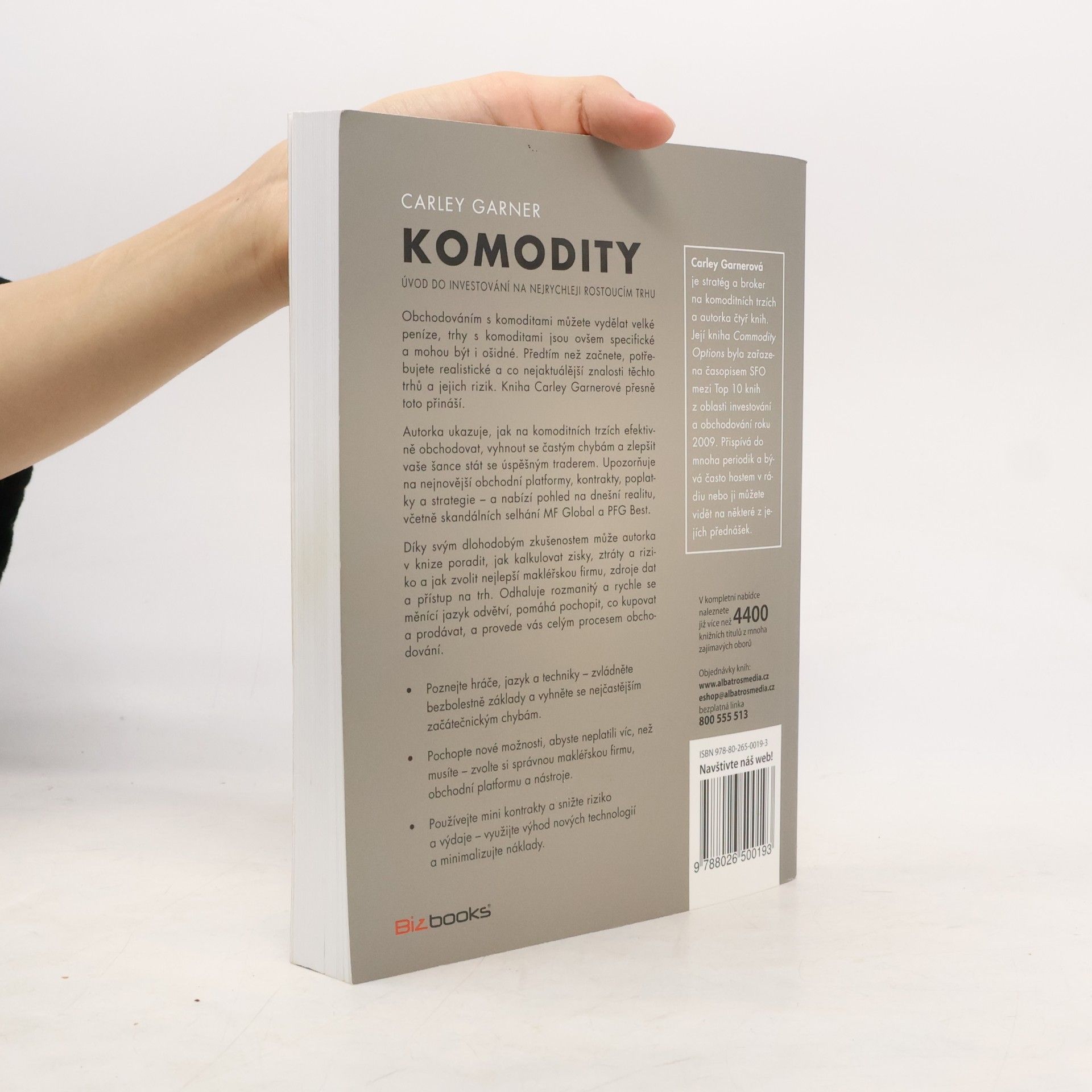 Carley Garner Komodity. Úvod do investování na nejrychleji rostoucím trhu