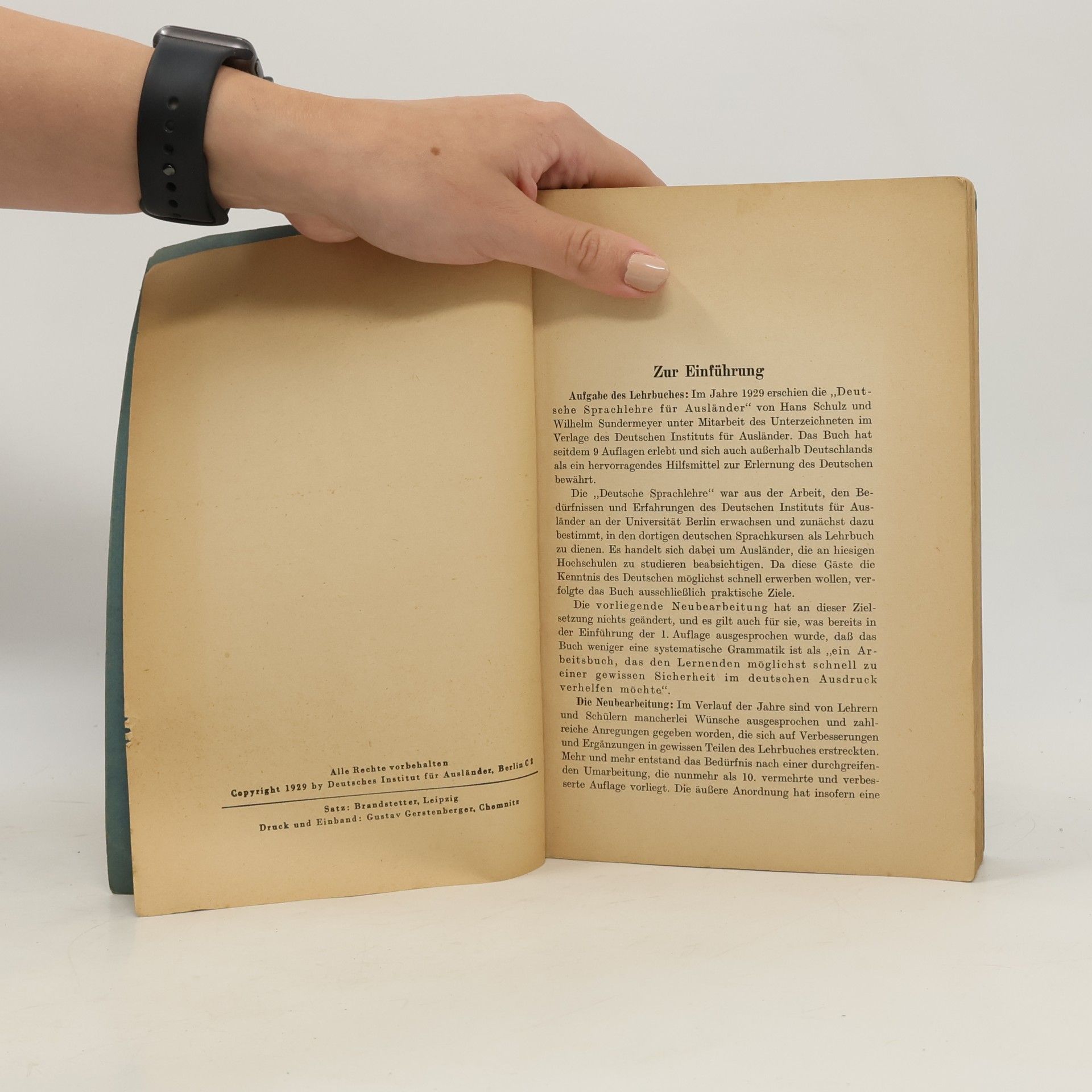 Hans Schulze Deutsche Sprachlehre für Ausländer