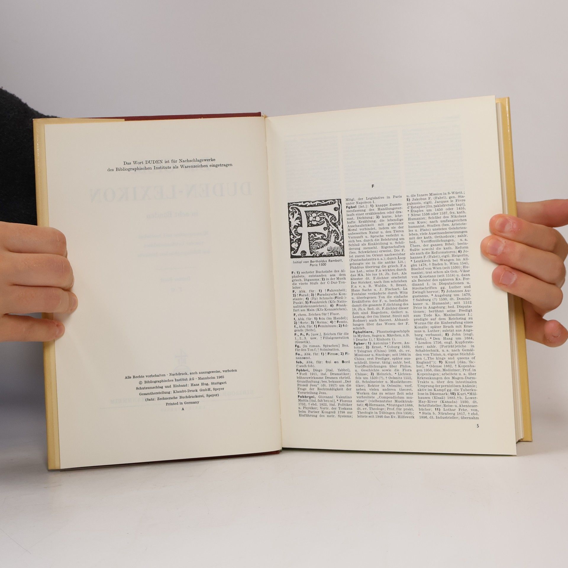 Autorenkollektiv Das Grosse Duden Lexikon 3 F-G