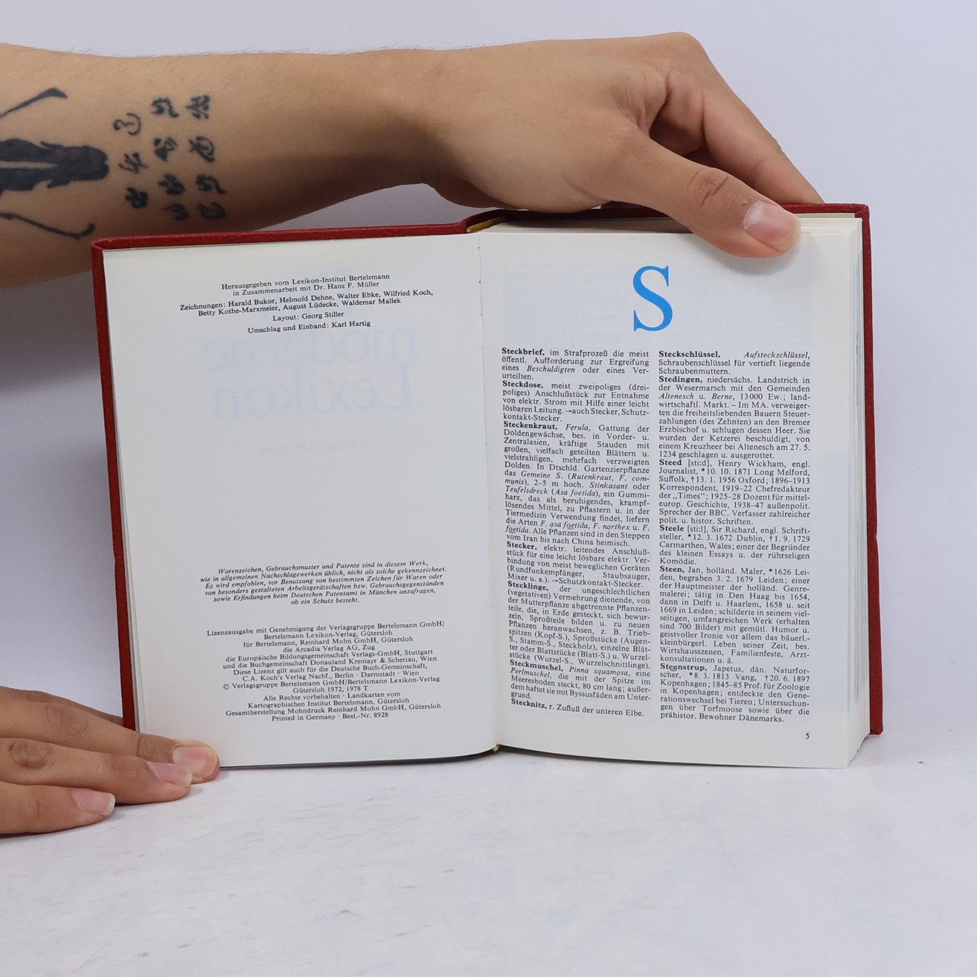 Collectif d'auteurs Das moderne Lexikon 18. Steck - Triep