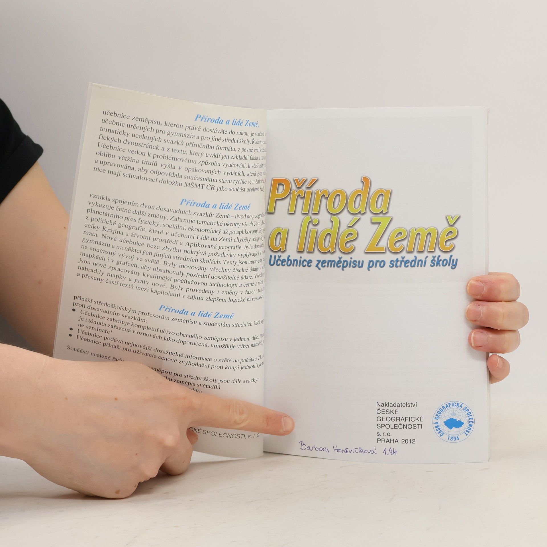 Ivan Bičík Příroda a lidé Země