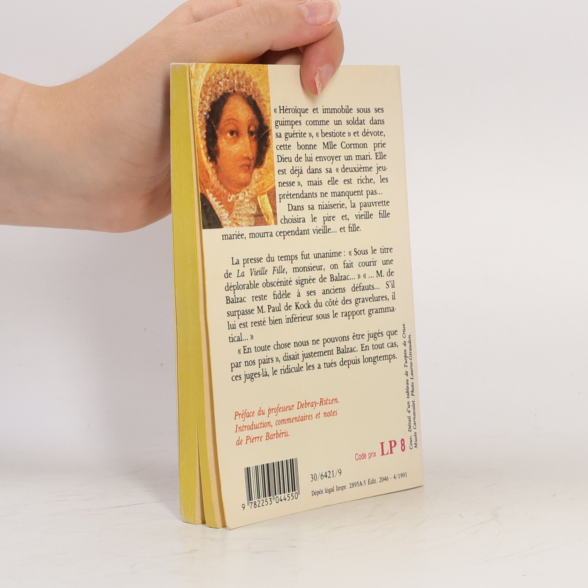Honoré de Balzac Livre de Poche: La Vieille Fille