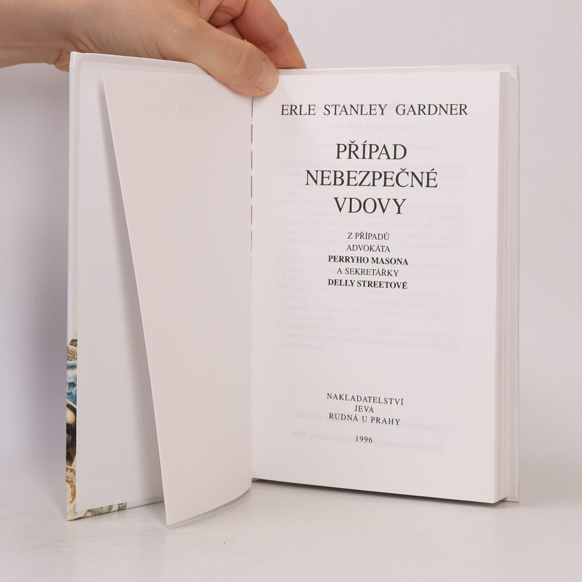 Erle Stanley Gardner Případ nebezpečné vdovy