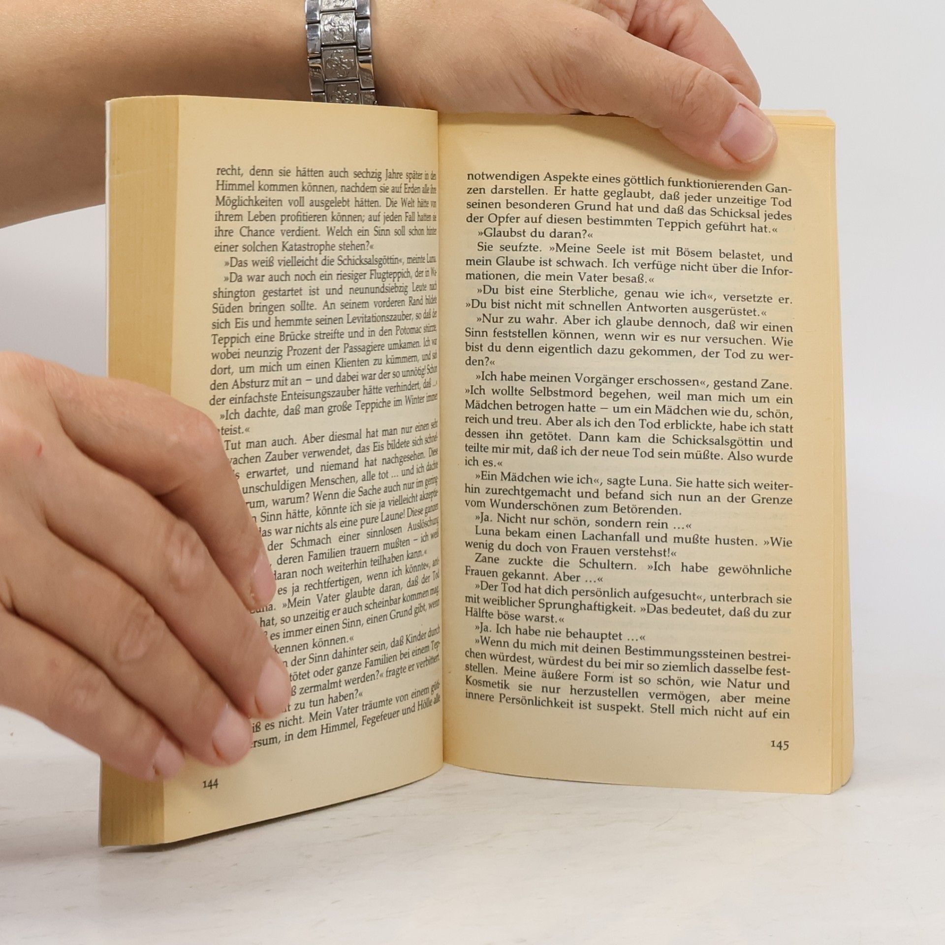 Piers Anthony Reiter auf dem schwarzen Pferd
