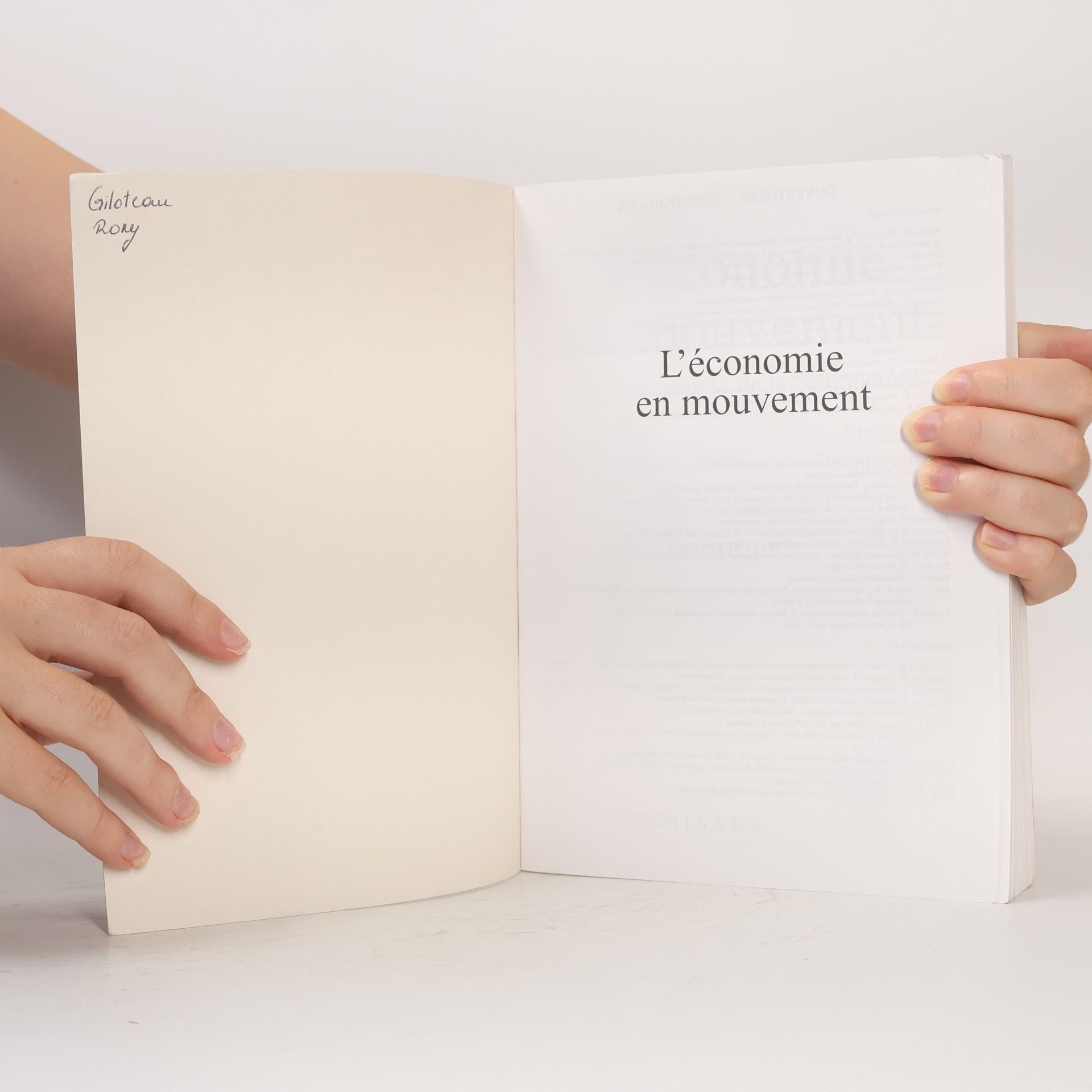 Pierre Dupriez L'économie en mouvement