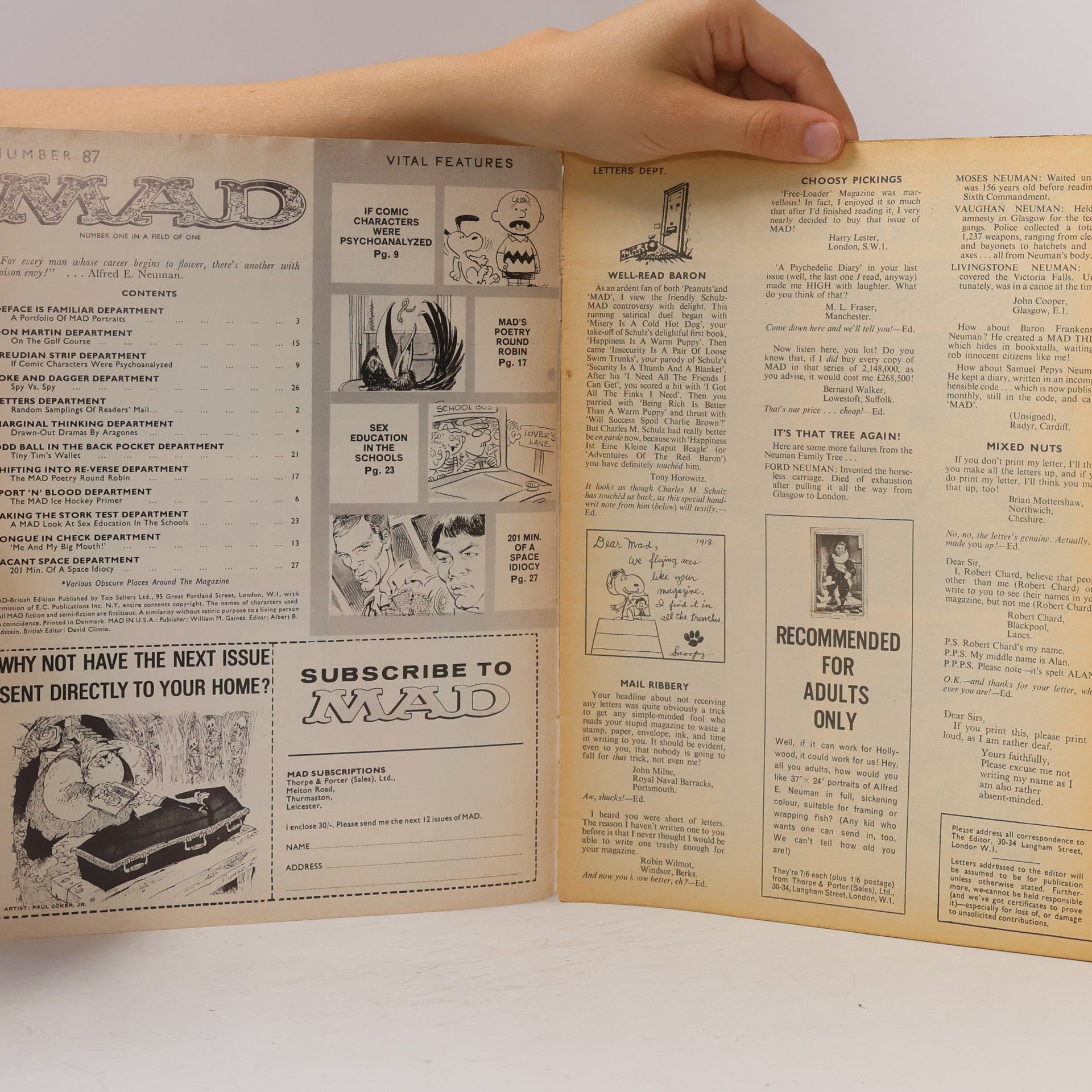 Various authors Mad 87