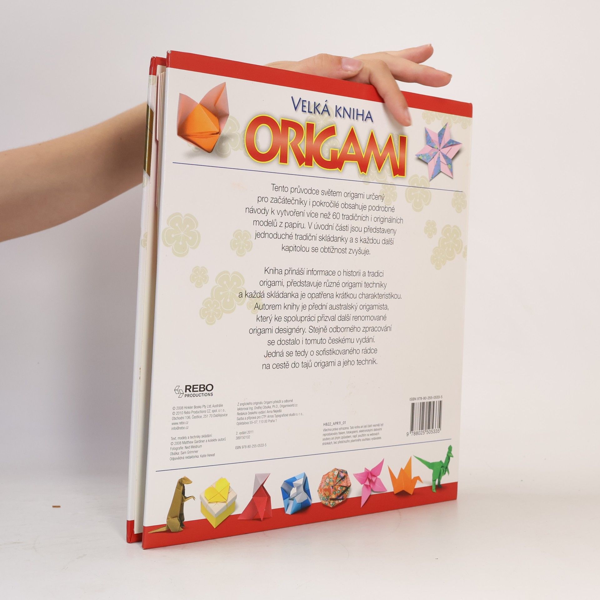 Matthew Gardiner Velká kniha origami