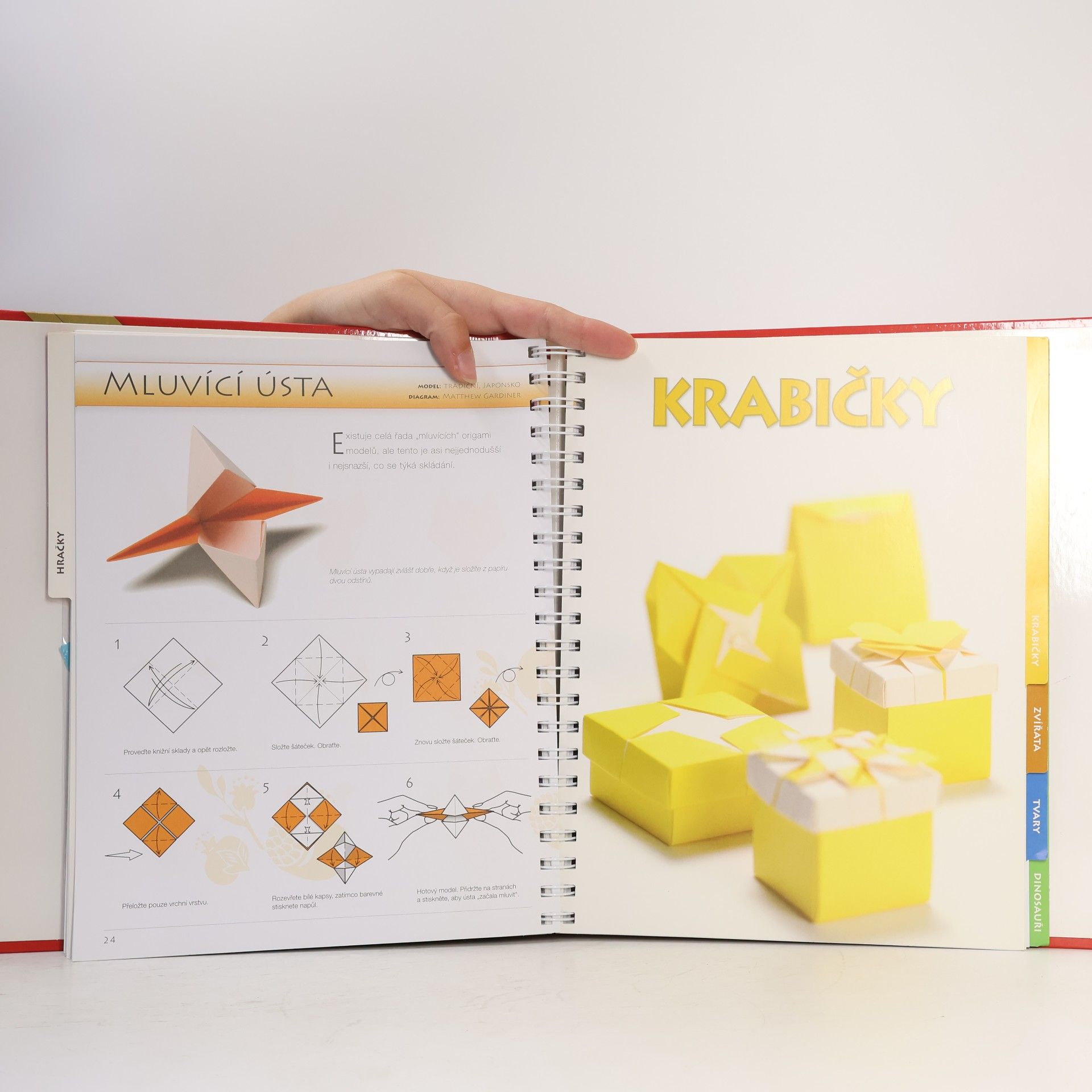 Matthew Gardiner Velká kniha origami