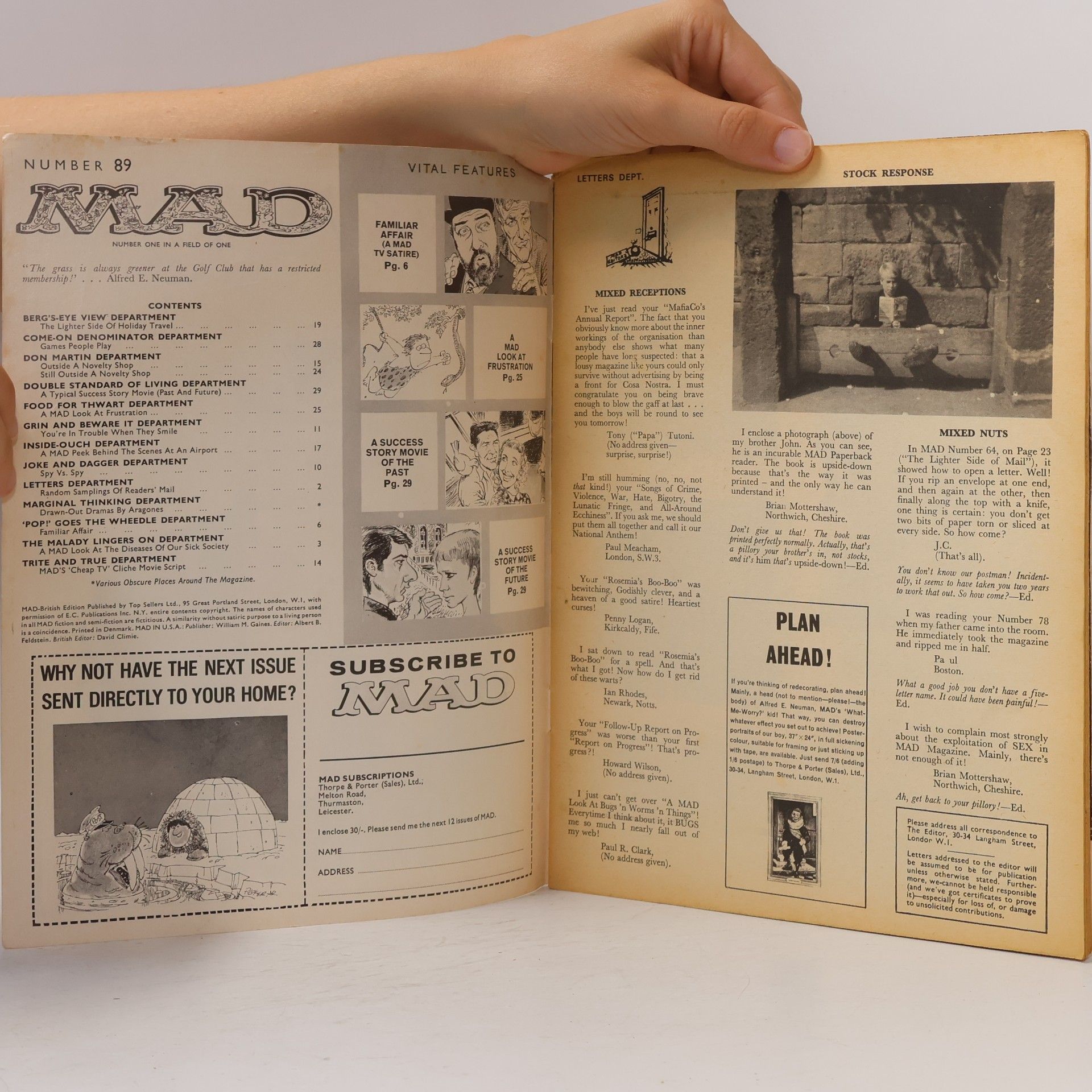 Various authors Mad, no 89