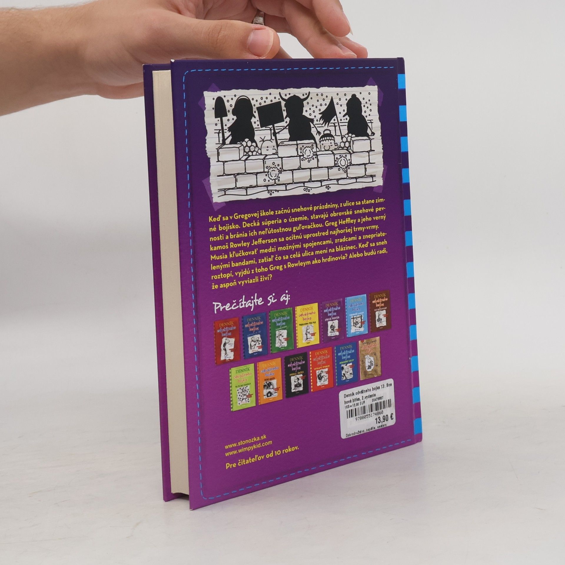Jeff Kinney Denník odvážného bojka. Snehová bitka