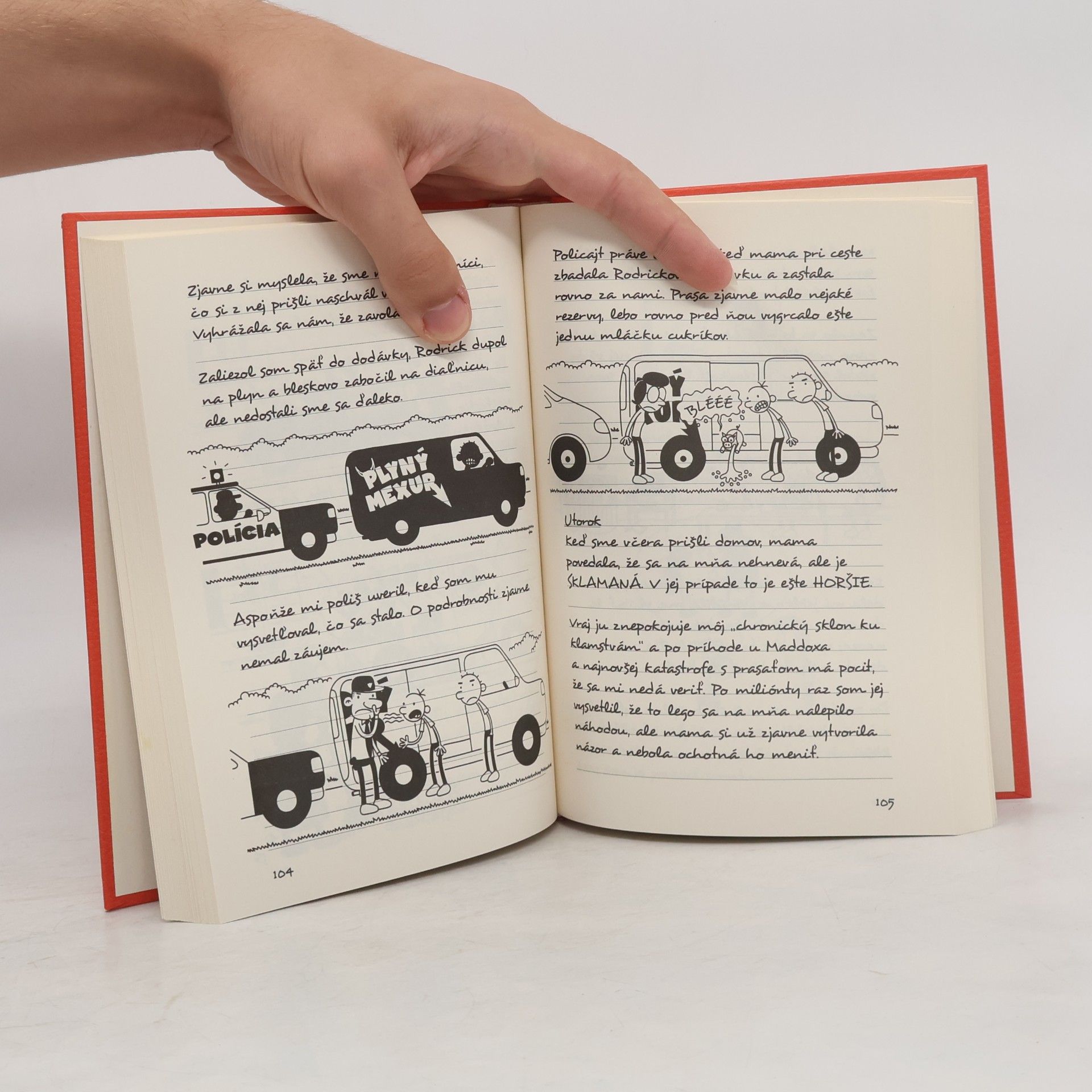 Jeff Kinney Denník odvážneho bojka; dvojitý podfuk