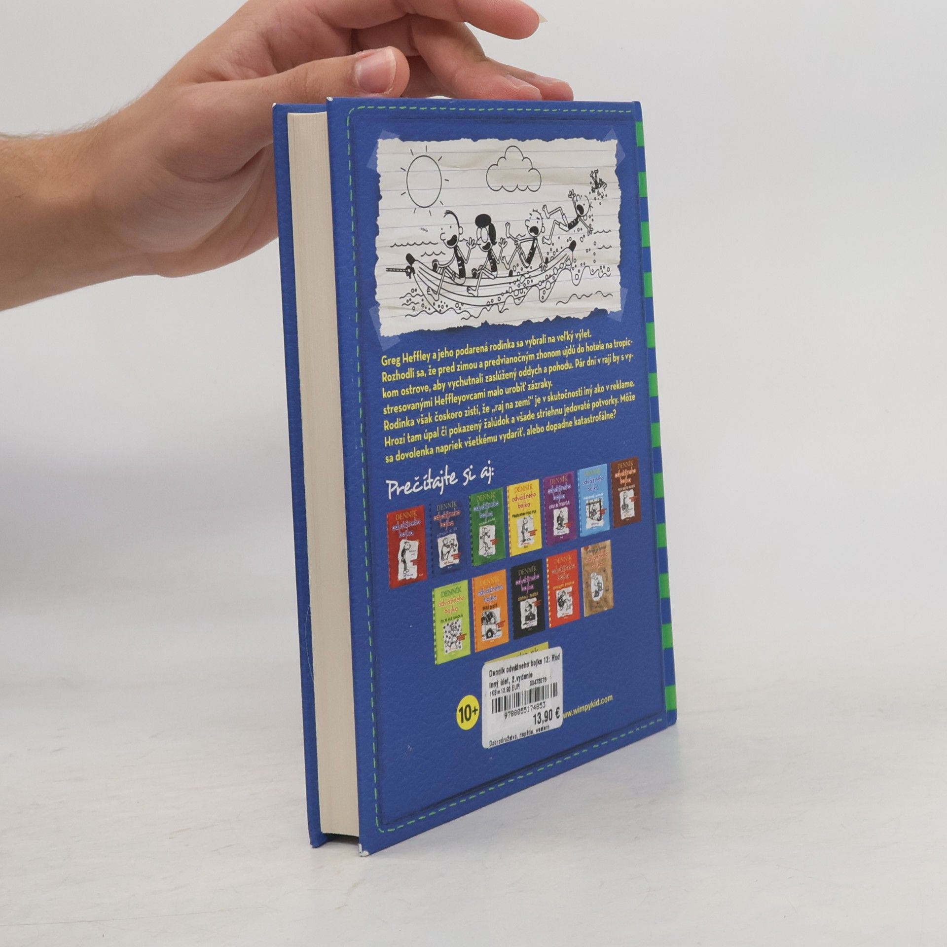 Jeff Kinney Denník odvážneho bojka 12. Rodinný úlet
