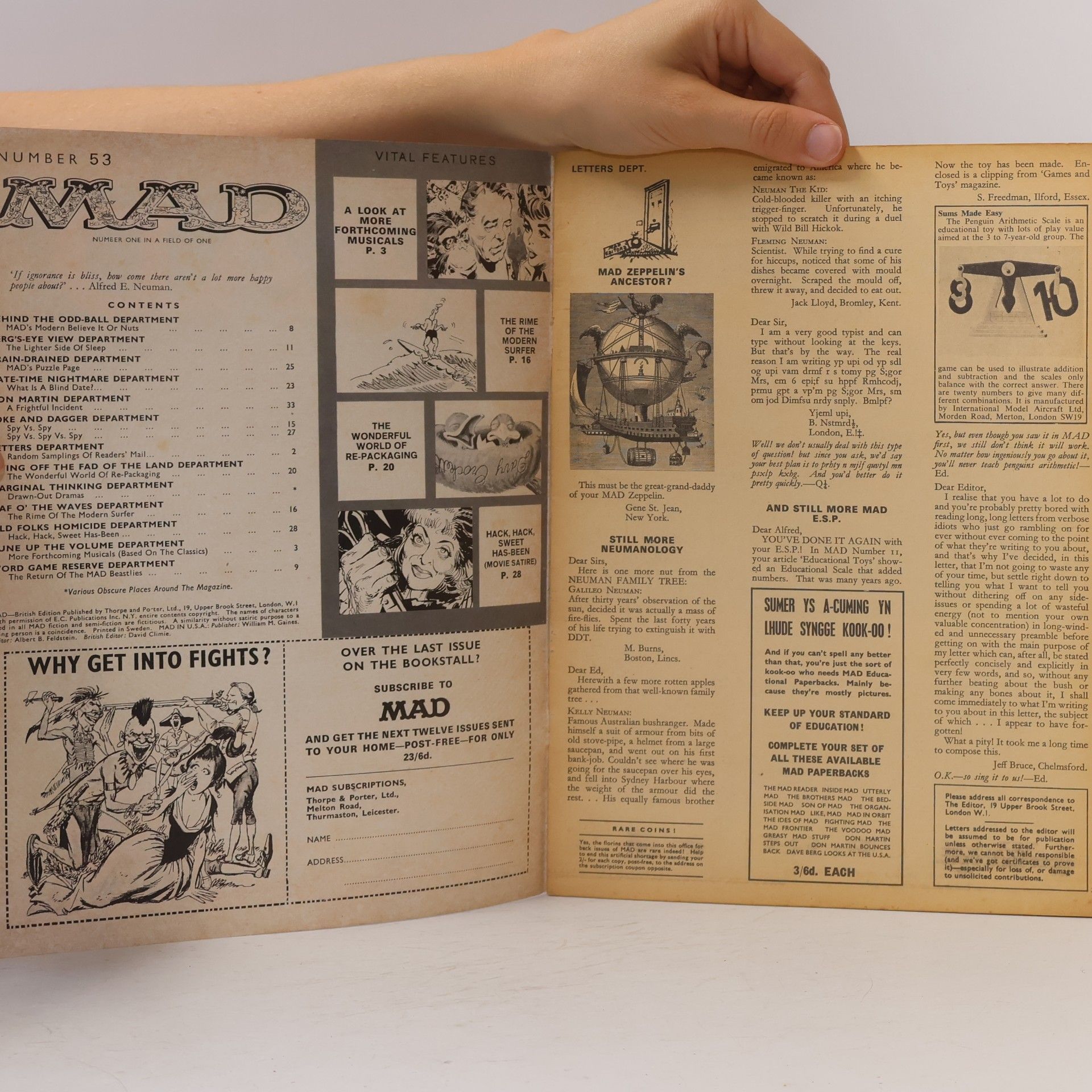 Various authors Special Hypnotic Issues od Mad