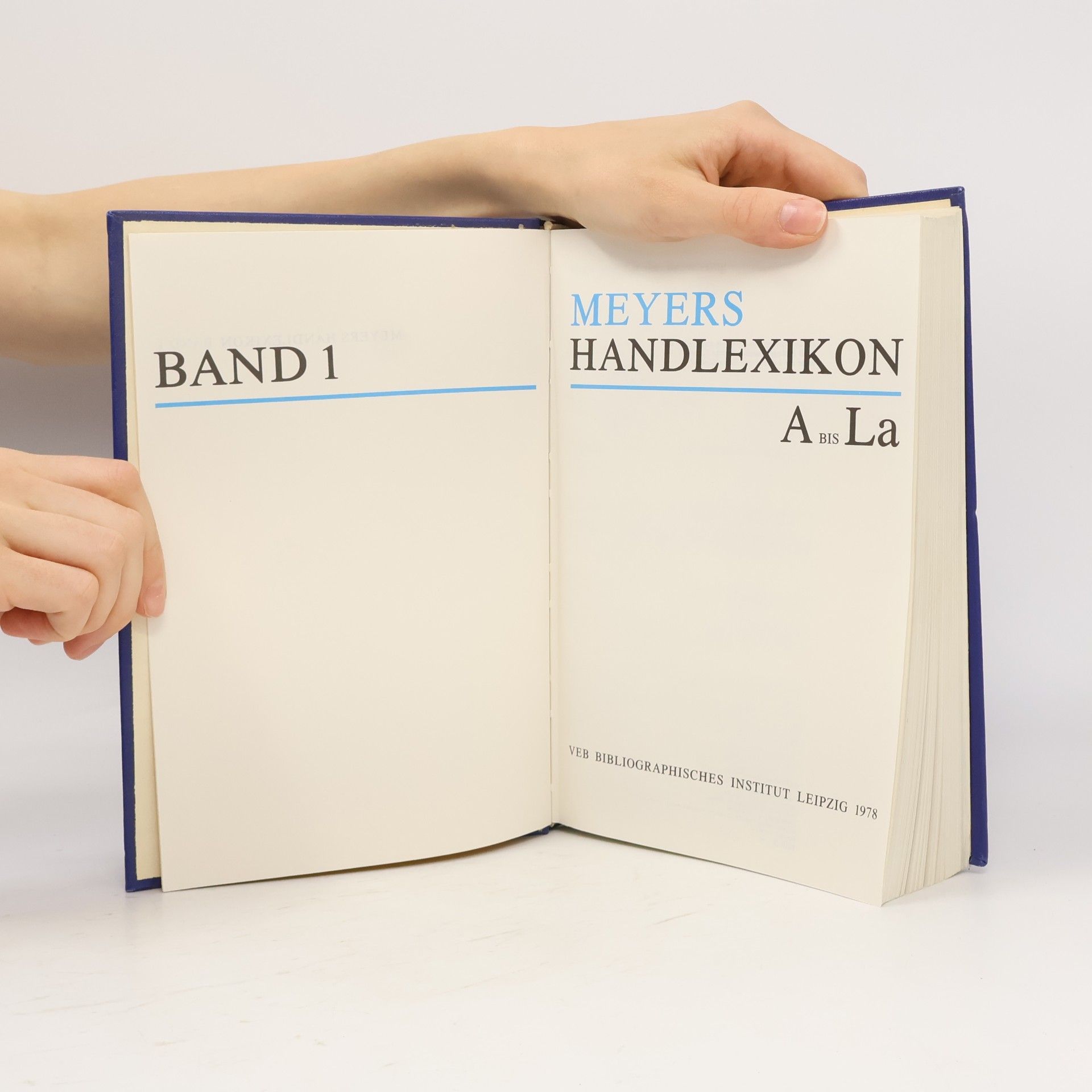 Auteurscollectief Meyers Hand-Lexikon 1. A-La