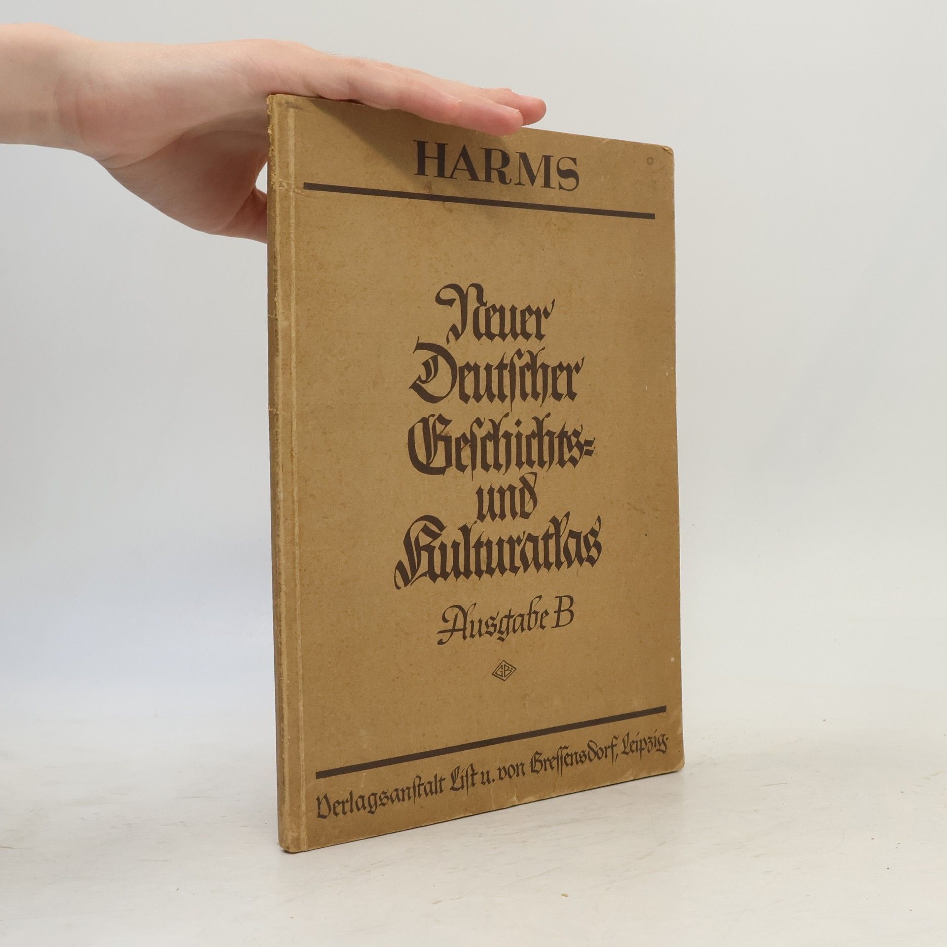 Various authors Neuer deutscher Geschichts und Kulturatlas