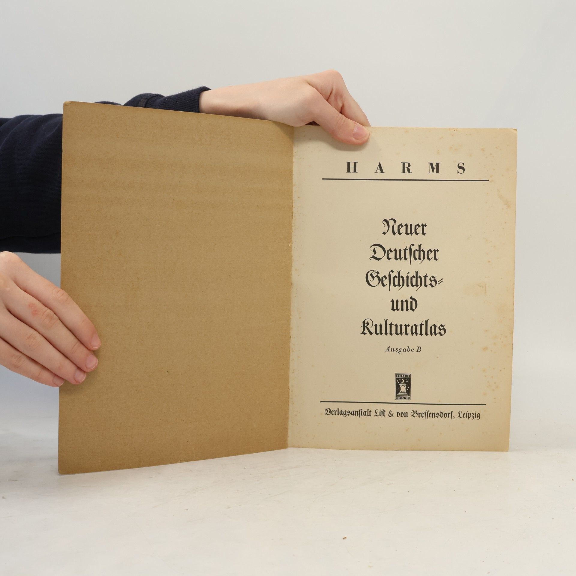 Various authors Neuer deutscher Geschichts und Kulturatlas