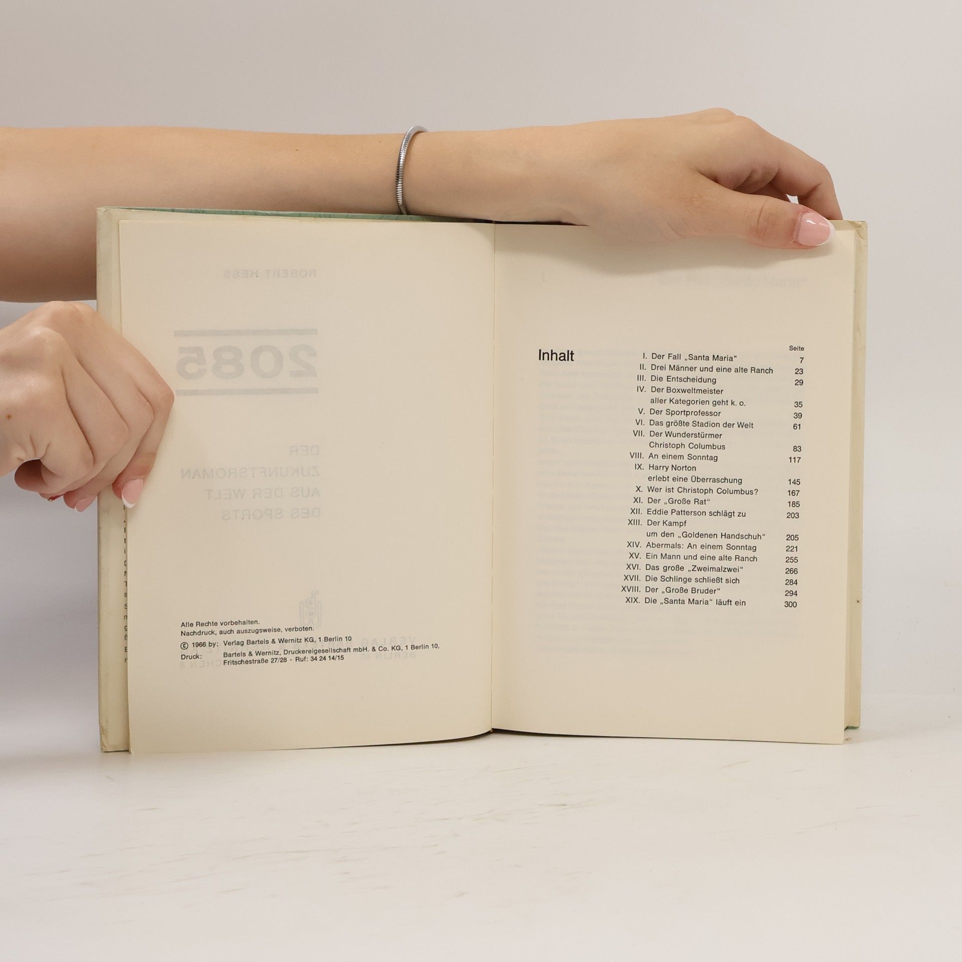 Robert Hess 2085. Der Zukumtsroman aus der Welt des Sports