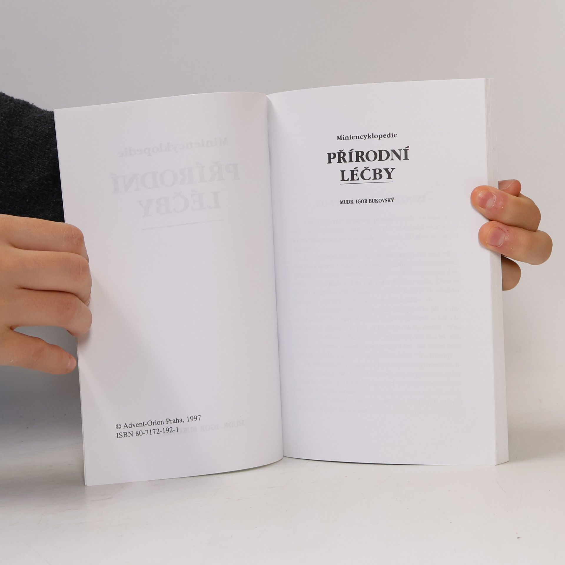 Igor Bukovský Miniencyklopedie přírodní léčby