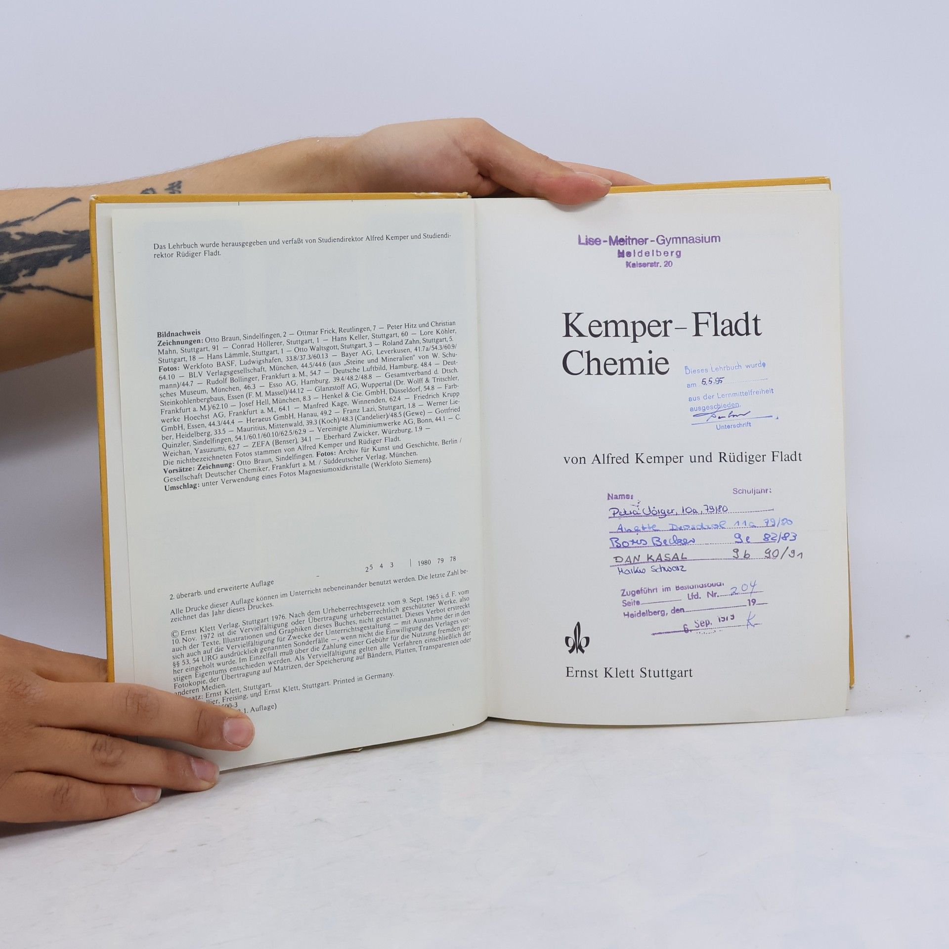 Alfred Kempers Chemie