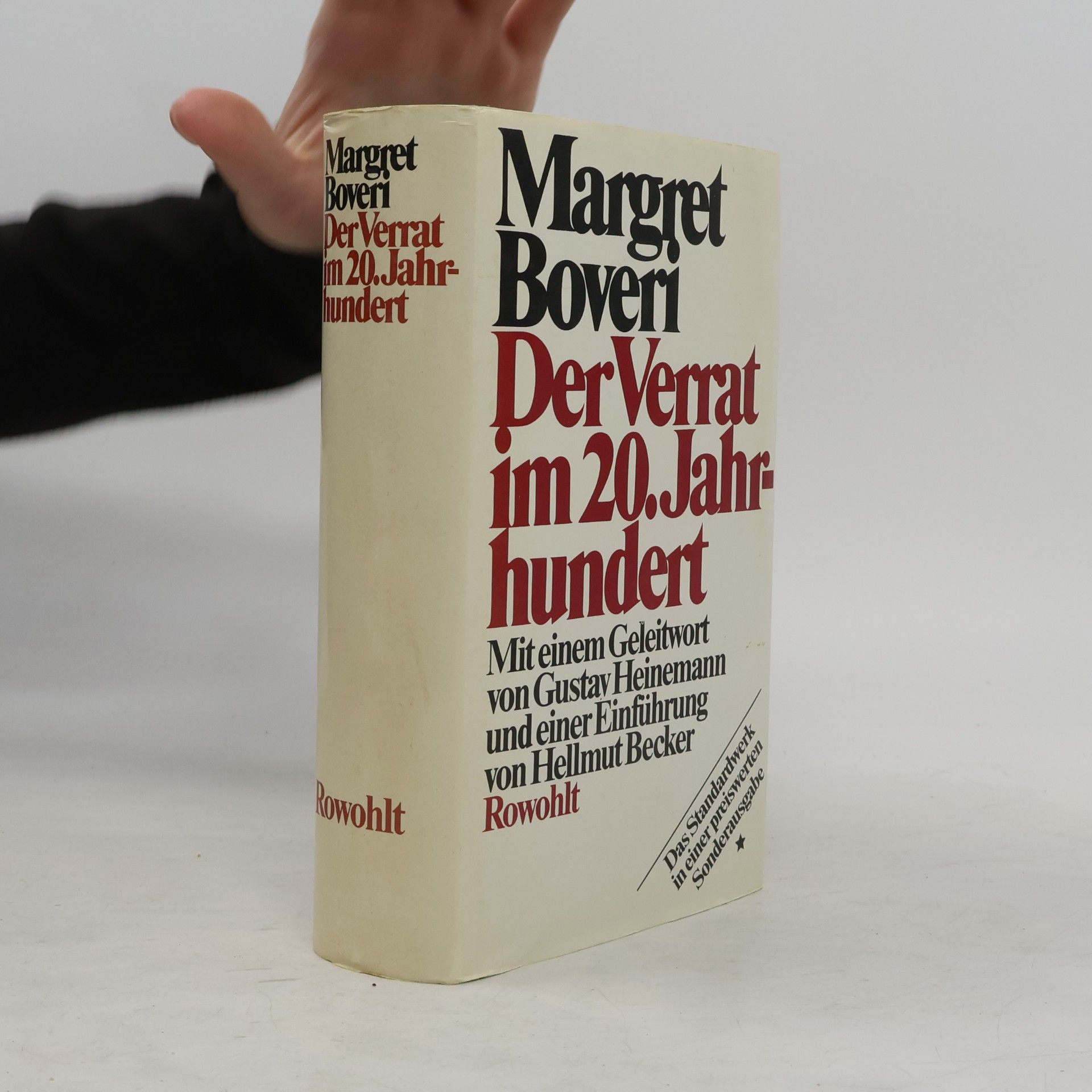 Margret Boveri Der Verrat im 20. [zwanzigsten] Jahrhundert