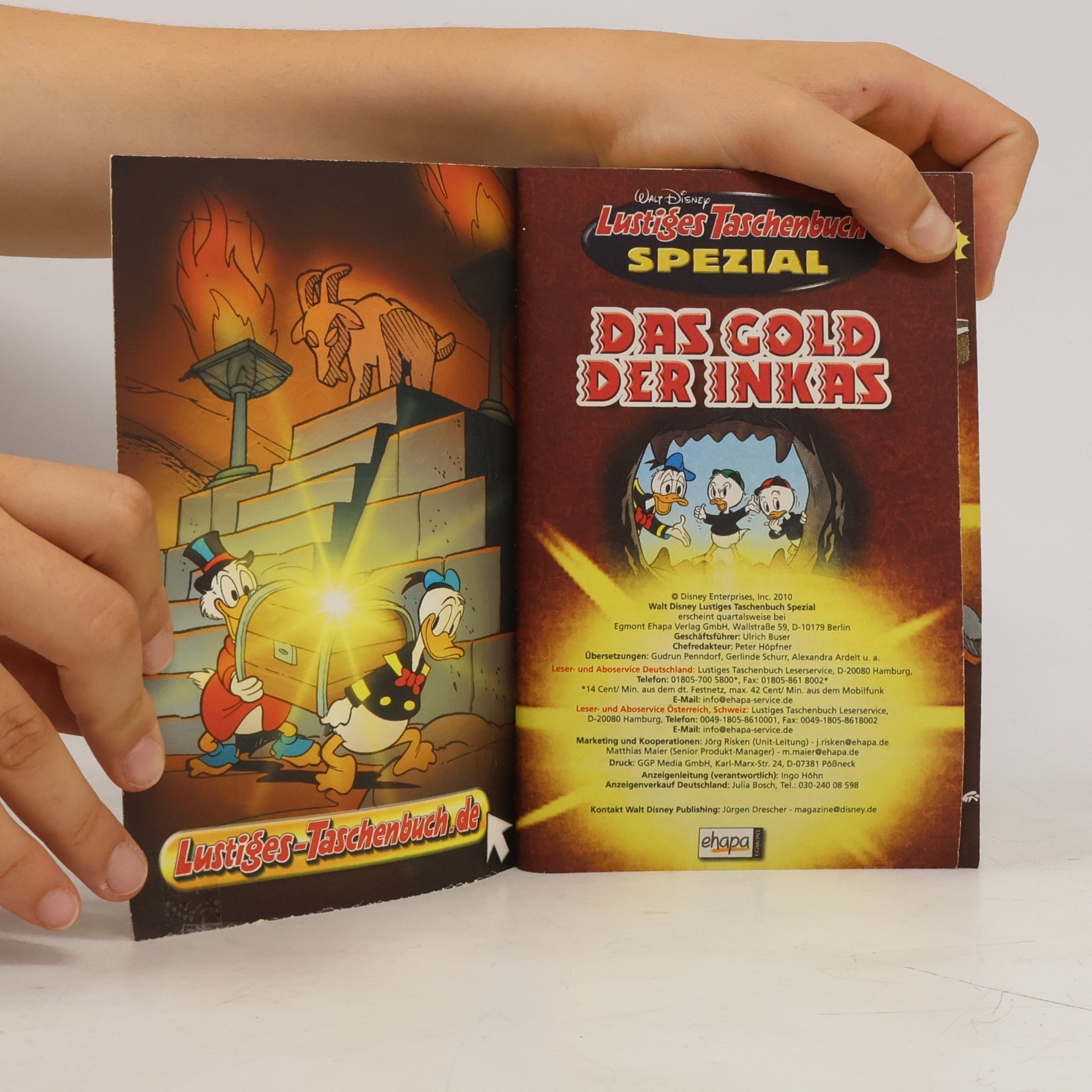 Walt Disney Lustiges Taschenbuch Spezial 37. Das Gold der Inkas