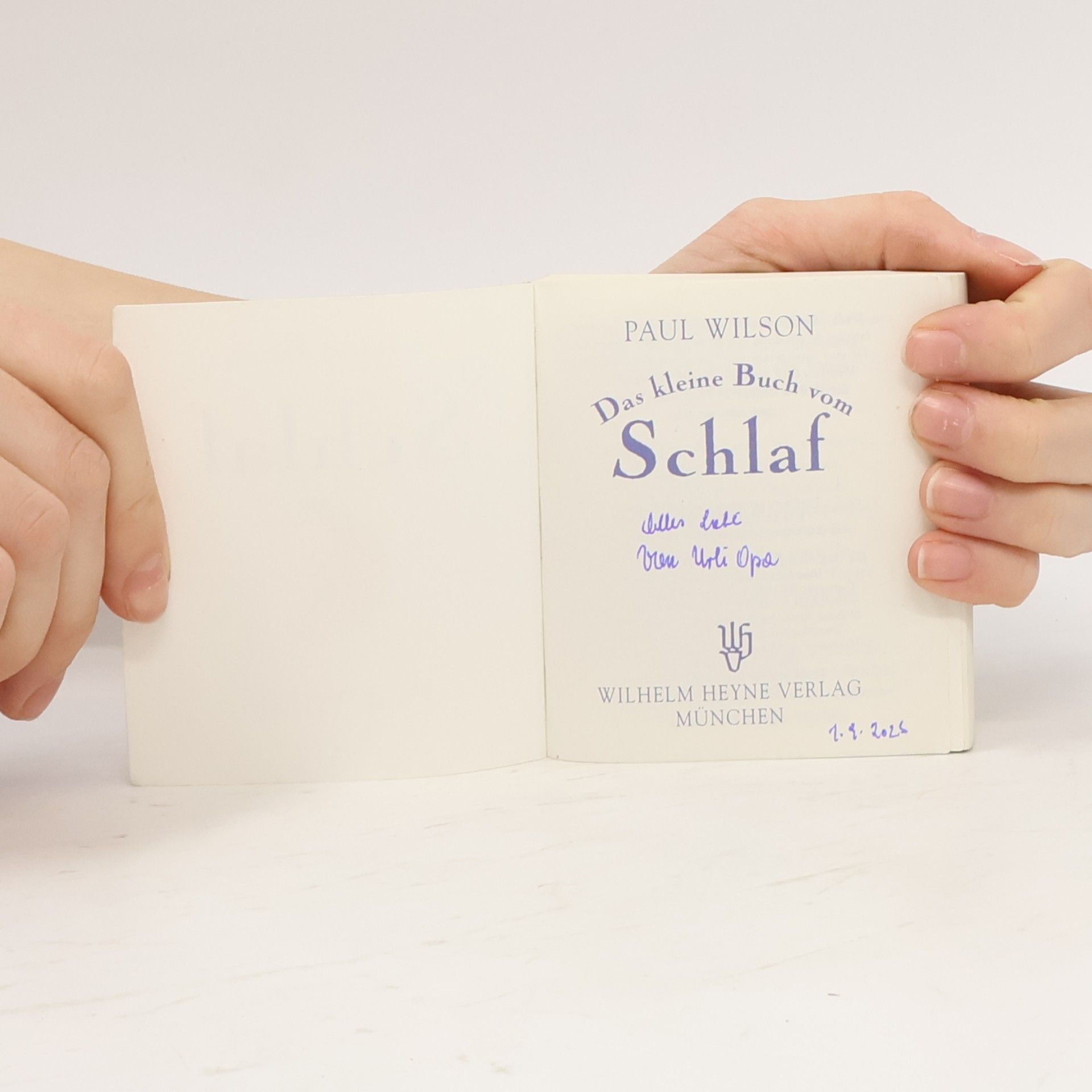 Paul Wilson Das kleine Buch vom Schlaf