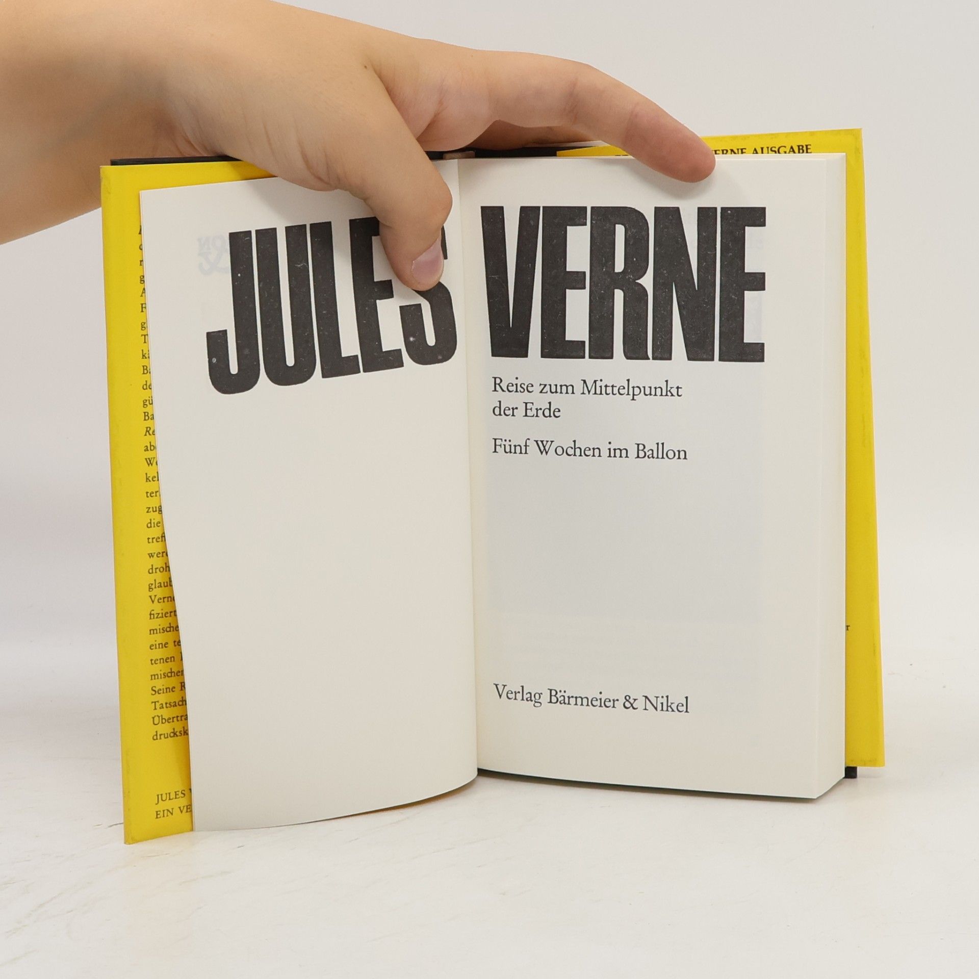 Jules Verne Reise zum Mittelpunkt der Erde; Fünf Wochen im Ballon
