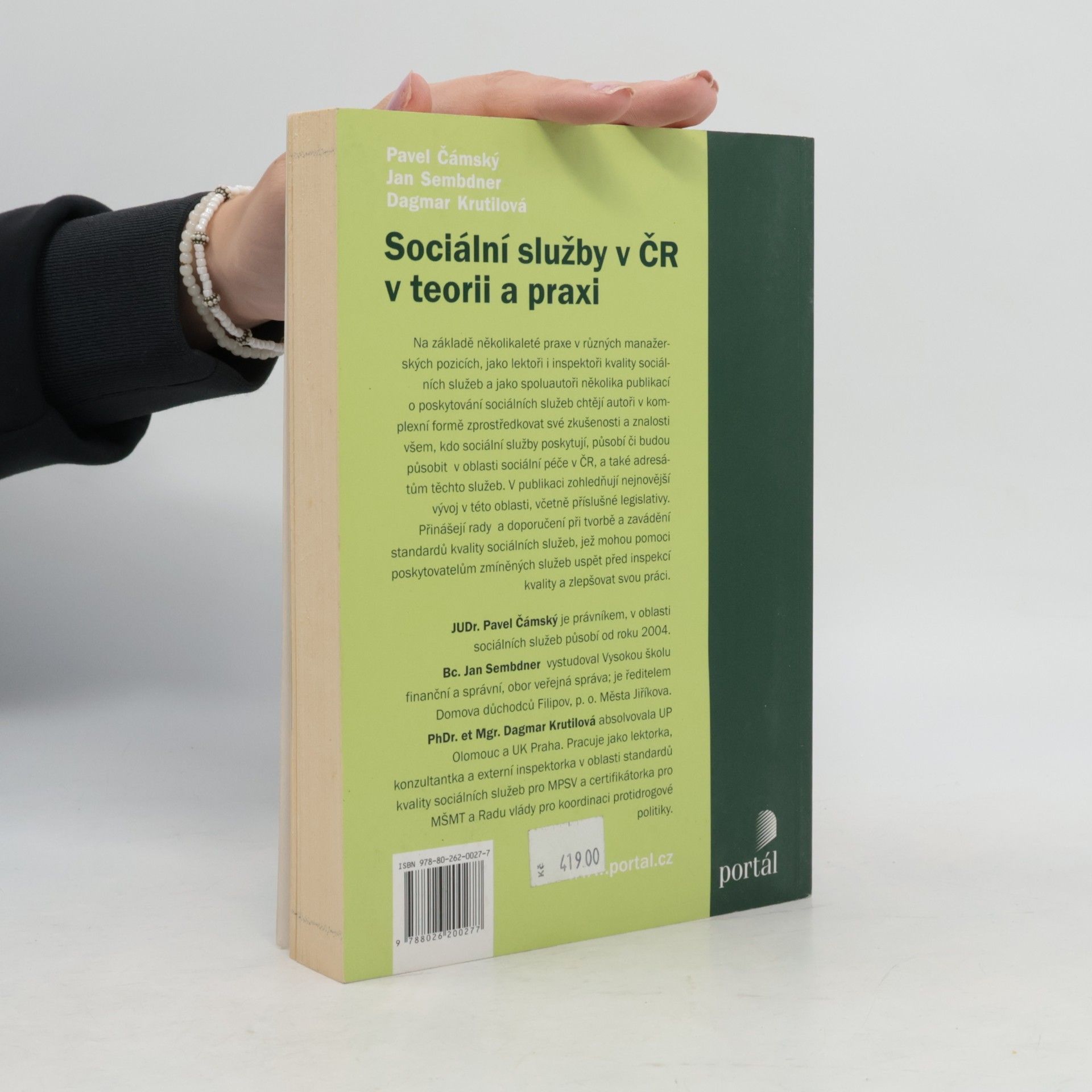 Pavel Čámský Sociální služby v ČR v teorii a praxi