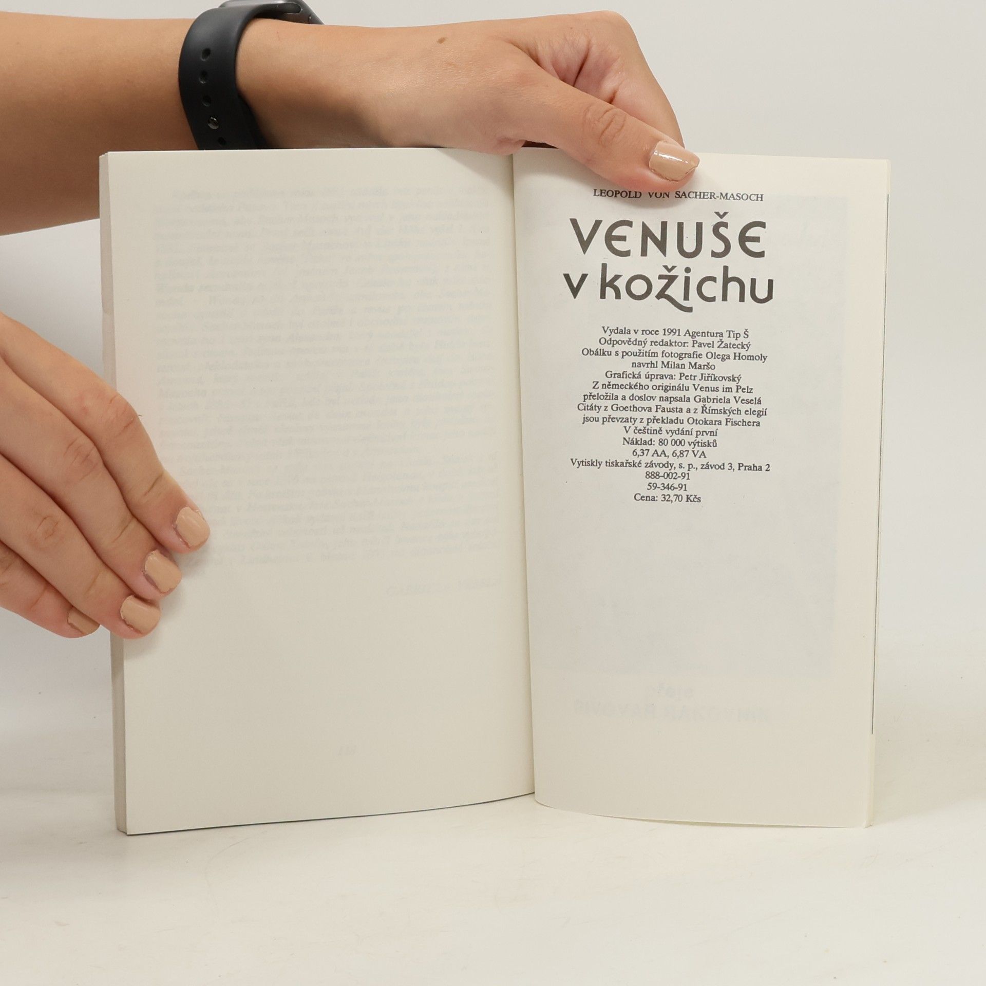 Leopold von Sacher-Masoch Venuše v kožichu