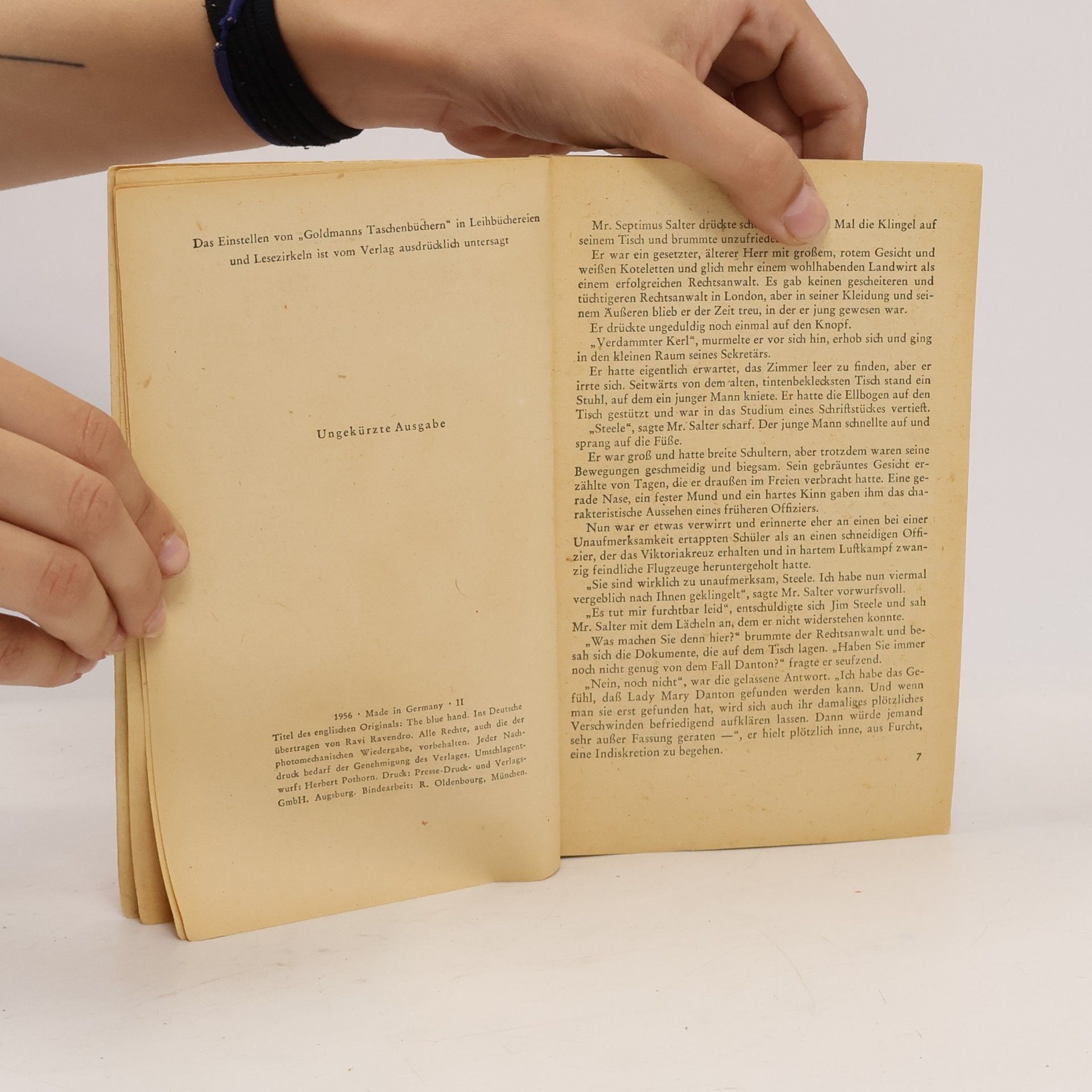 Edgar Wallace Die blaue Hand