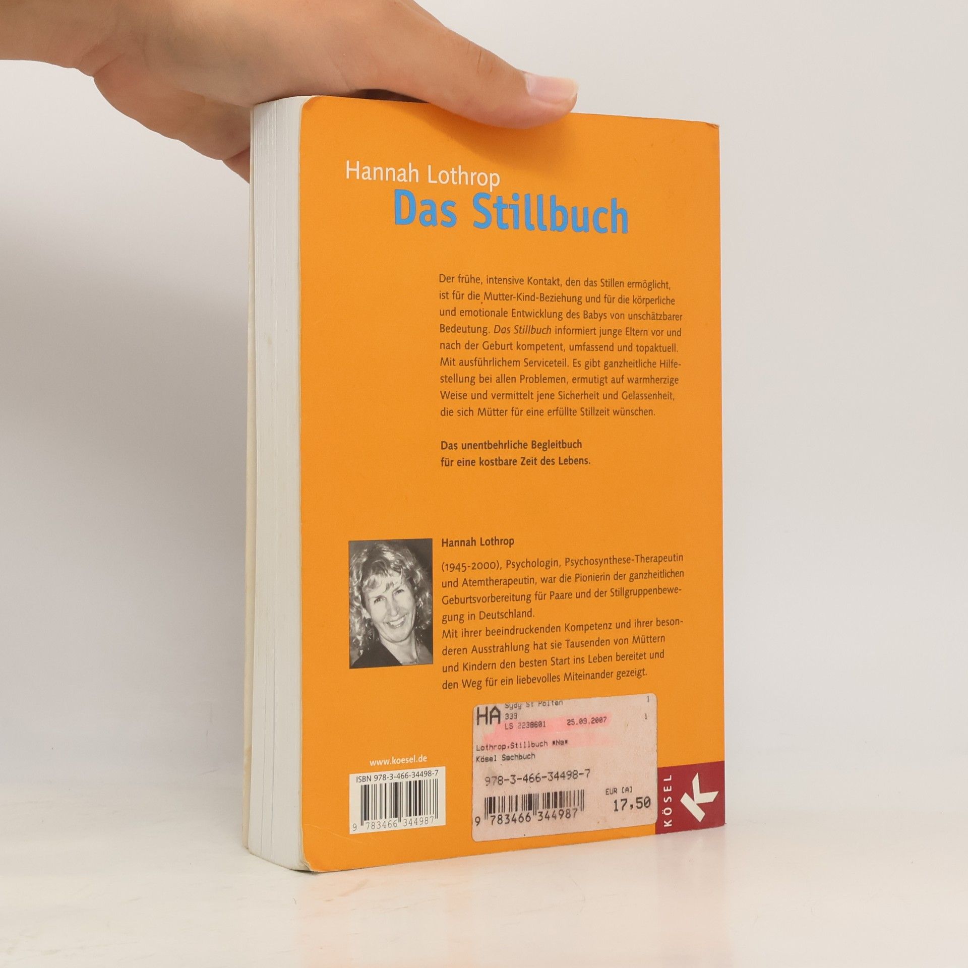 Hanny Lothrop Das Stillbuch