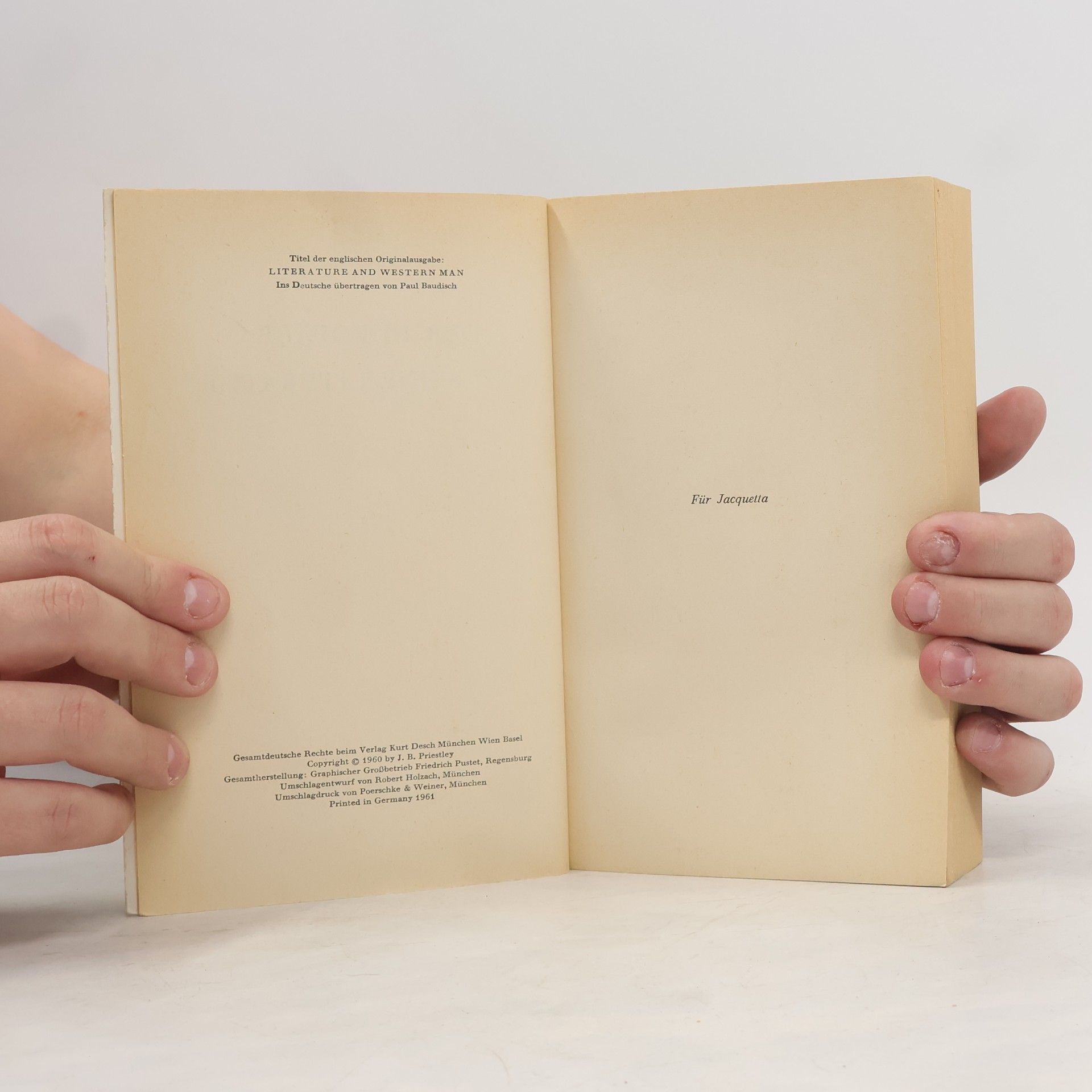 J. B. Priestley Der Europäer und seine Literatur