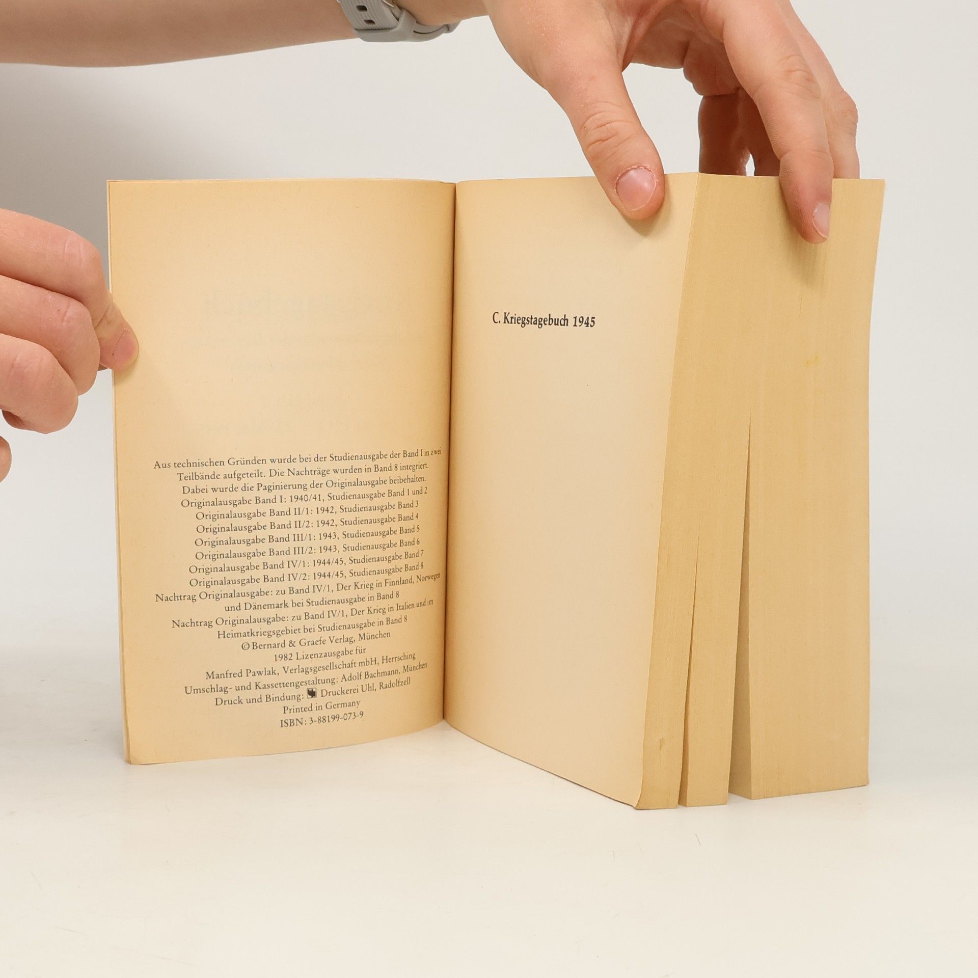 Percy Ernst Schramm Kriegstagebuch des Oberkommandos der Wehrmacht (Wehrmachtführungsstab) 1940-1945, 8. - Teilband II.