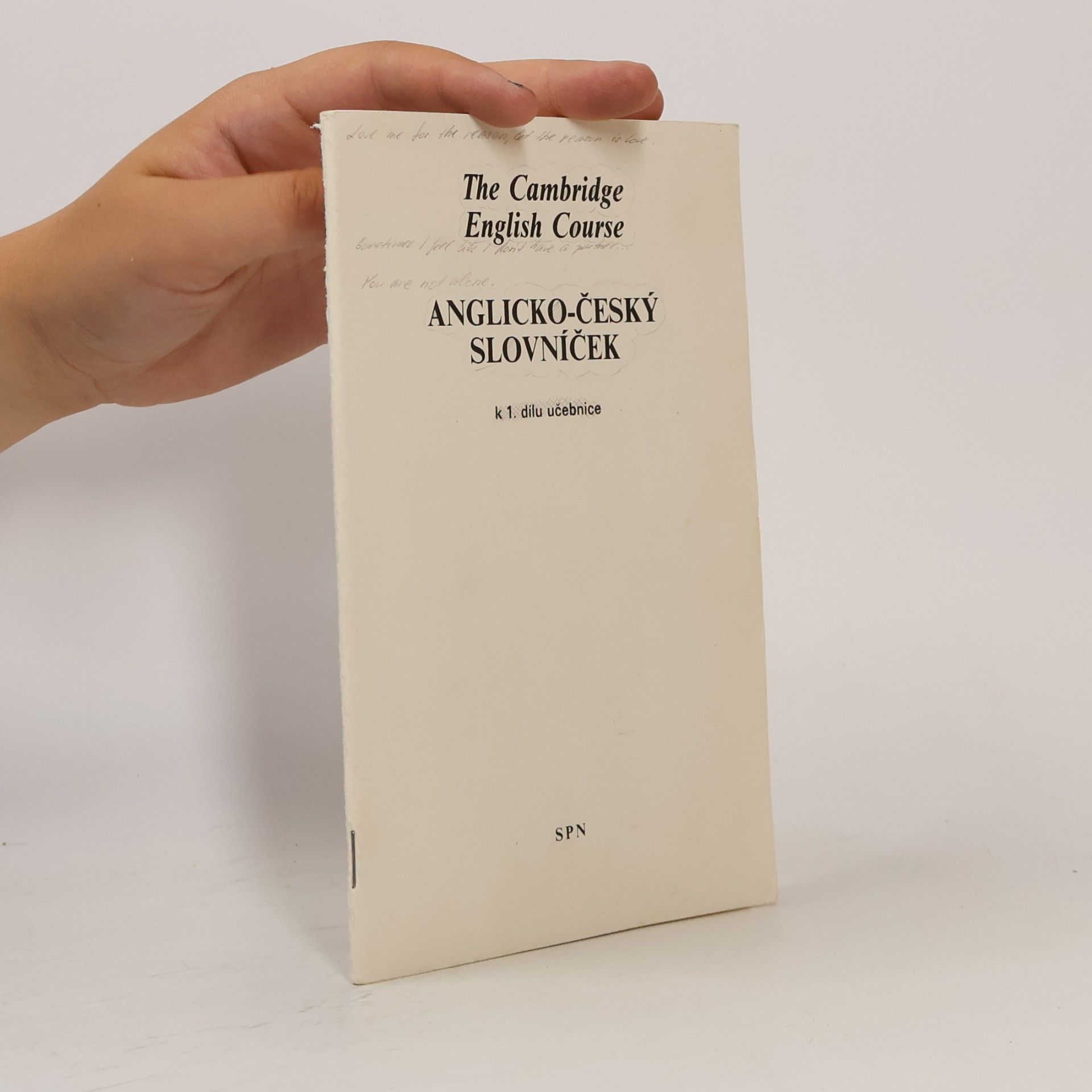 Autores varios Anglicko-český slovníček k 1. dílu učebnice. The Cambridge English Course