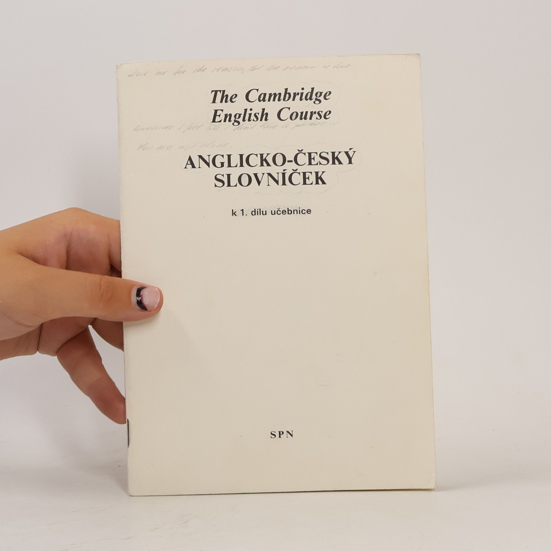 Autores varios Anglicko-český slovníček k 1. dílu učebnice. The Cambridge English Course