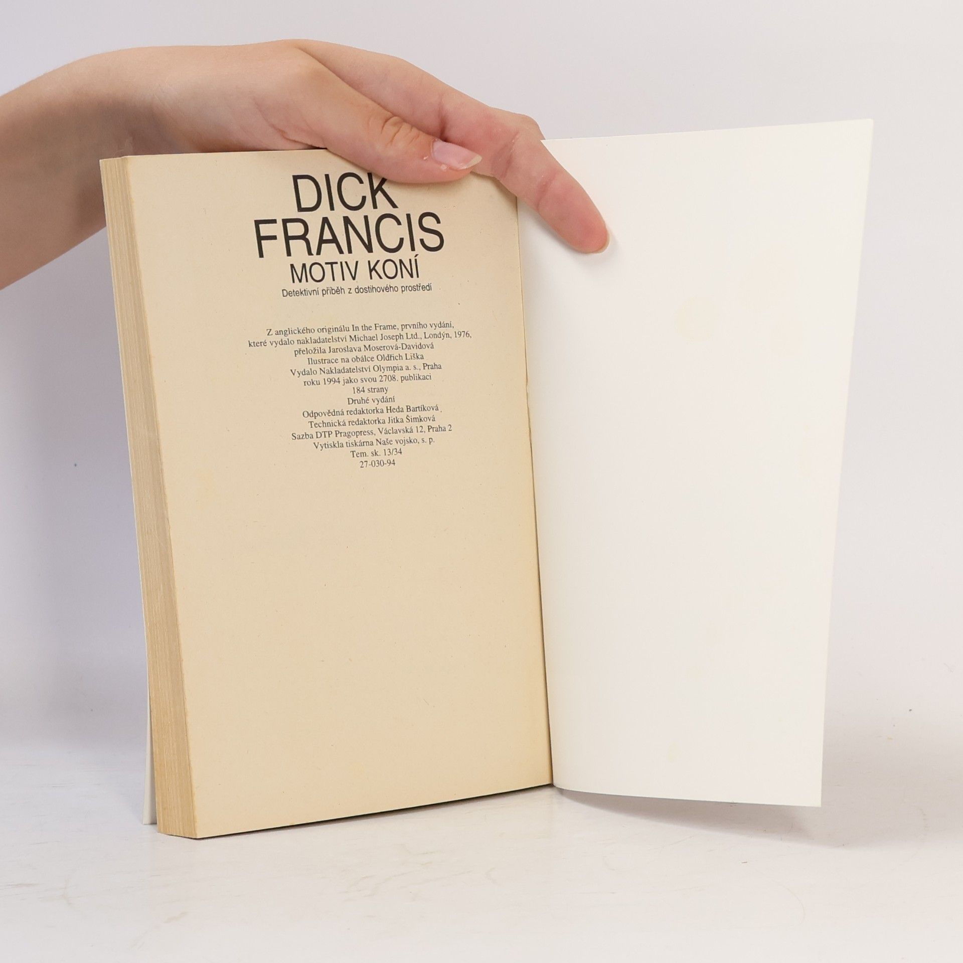 Dick Francis Motiv koní