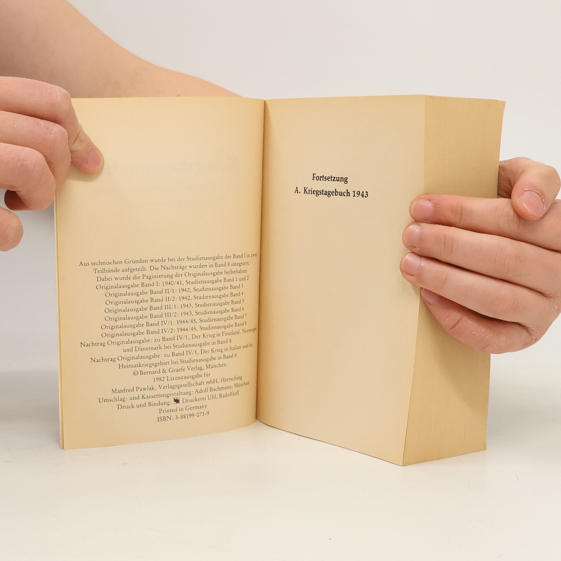 Percy Ernst Schramm Kriegstagebuch des Oberkommandos der Wehrmacht 6. Teilband II.