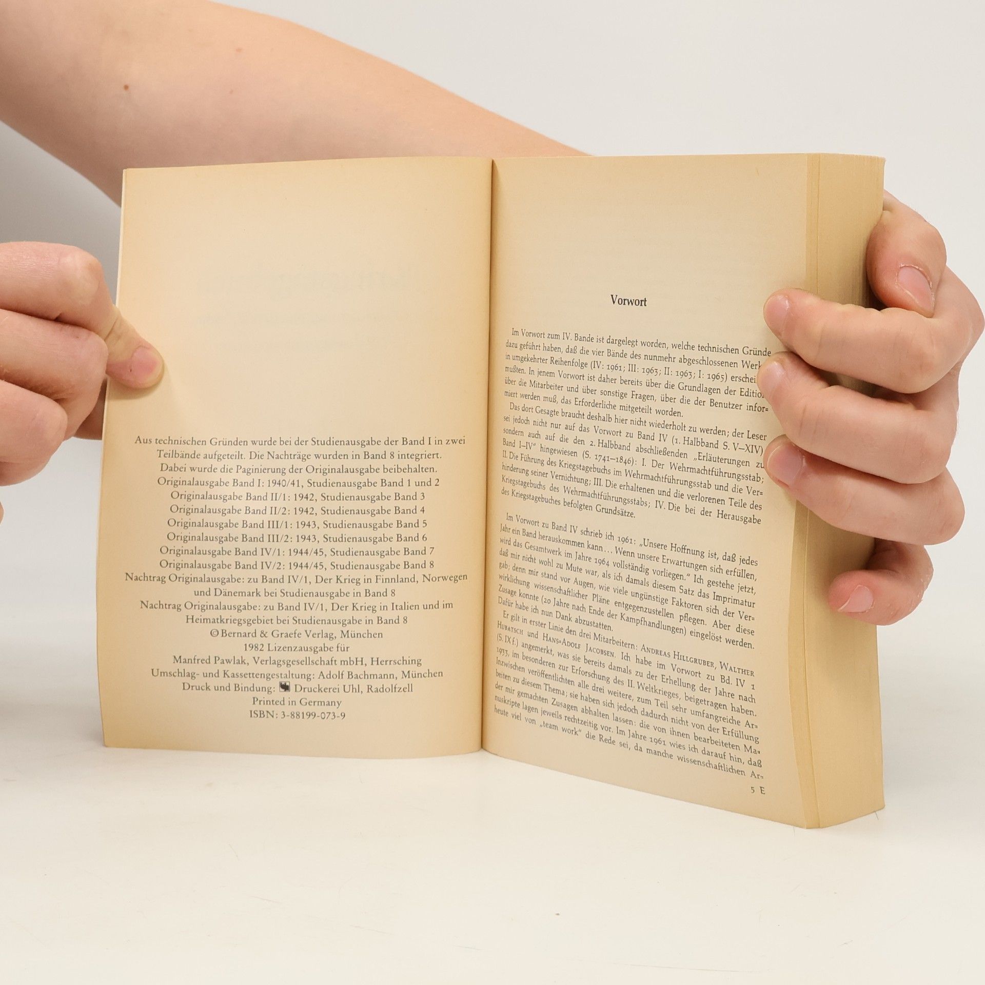 Percy Ernst Schramm Kriegstagebuch des Oberkommandos der Wehrmacht (Wehrmachtführungsstab) 1940-1941, 1. - Teilband I.
